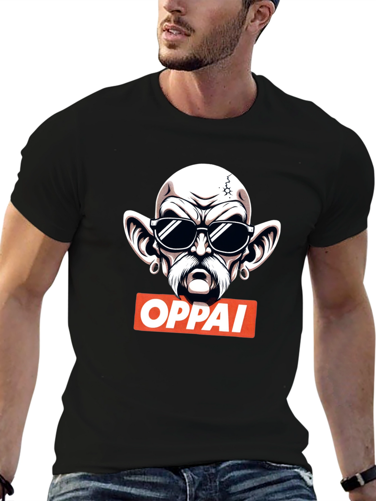 Bald Anime Man T-Shirt