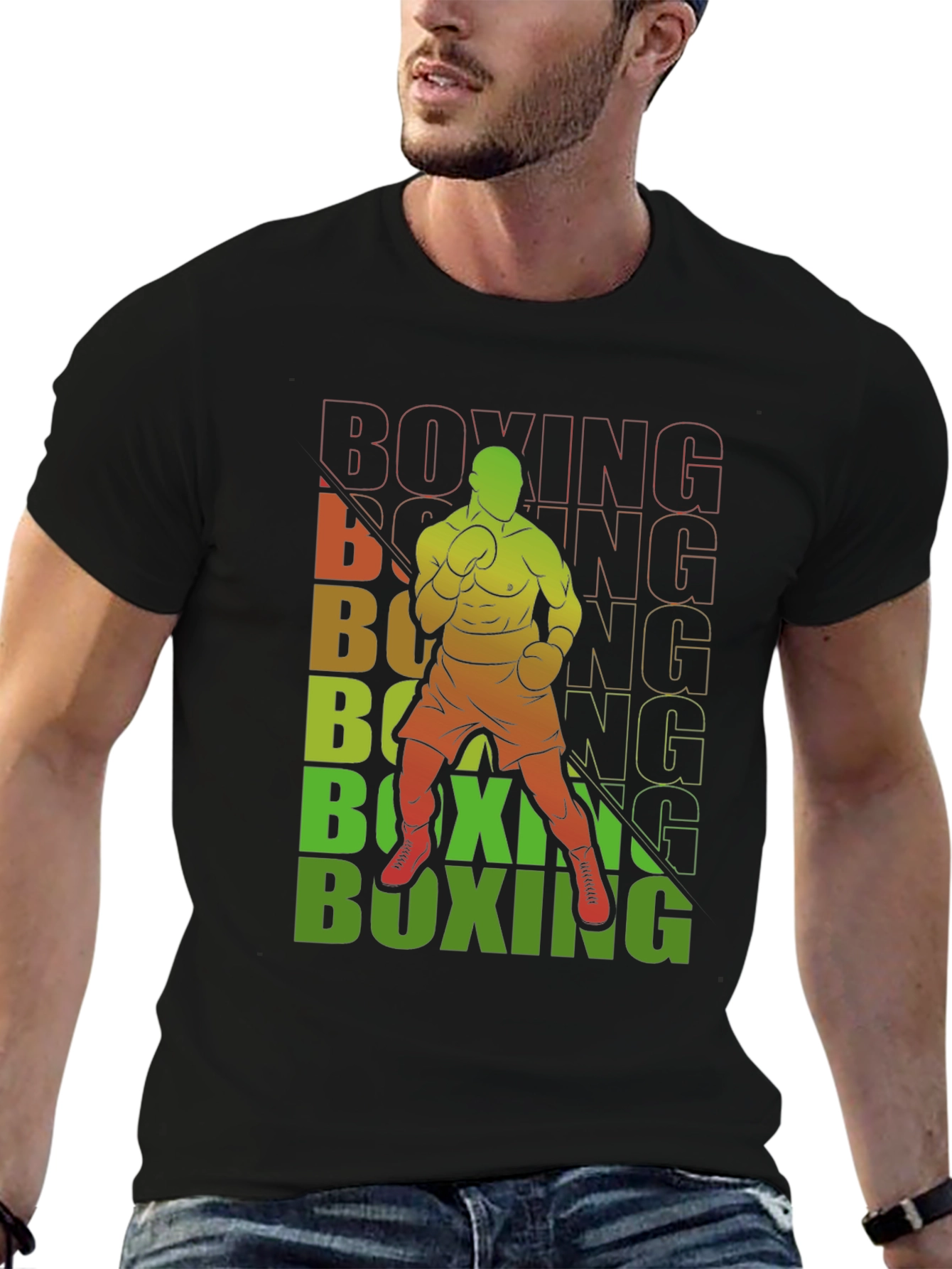 Boxing Retro T-Shirt - Mens Graphic Tee