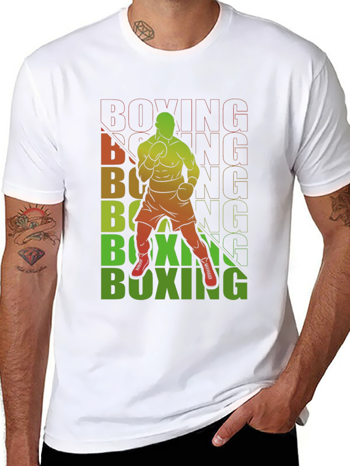 Boxing Retro T-Shirt - Mens Graphic Tee