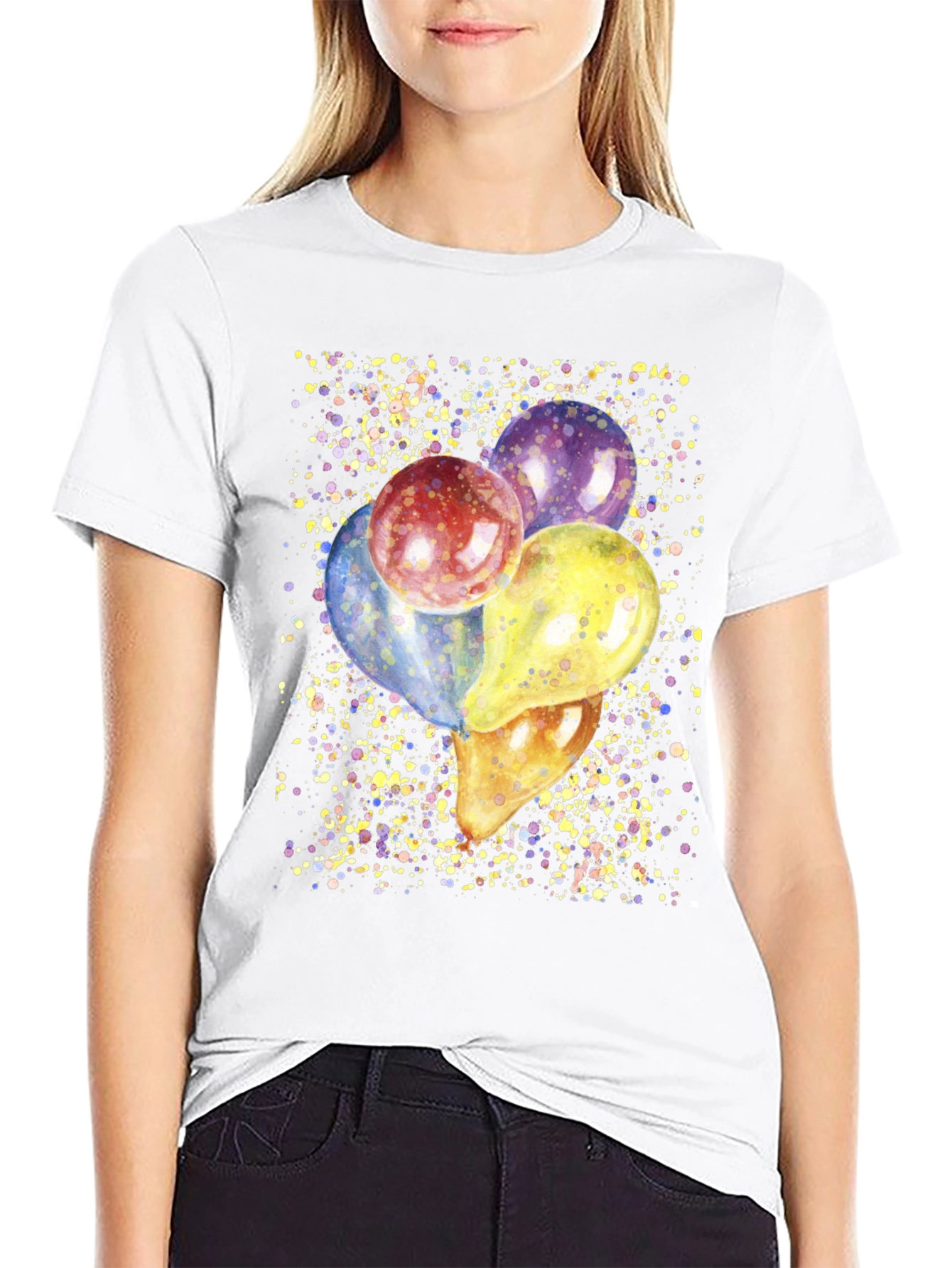 Watercolor Balloon T-Shirt