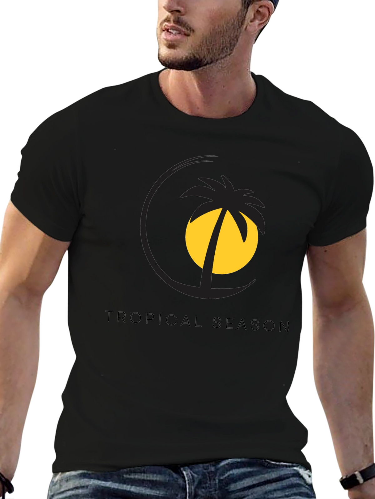 Tropical Season Graphic Tee - Stylish Summer Vibes