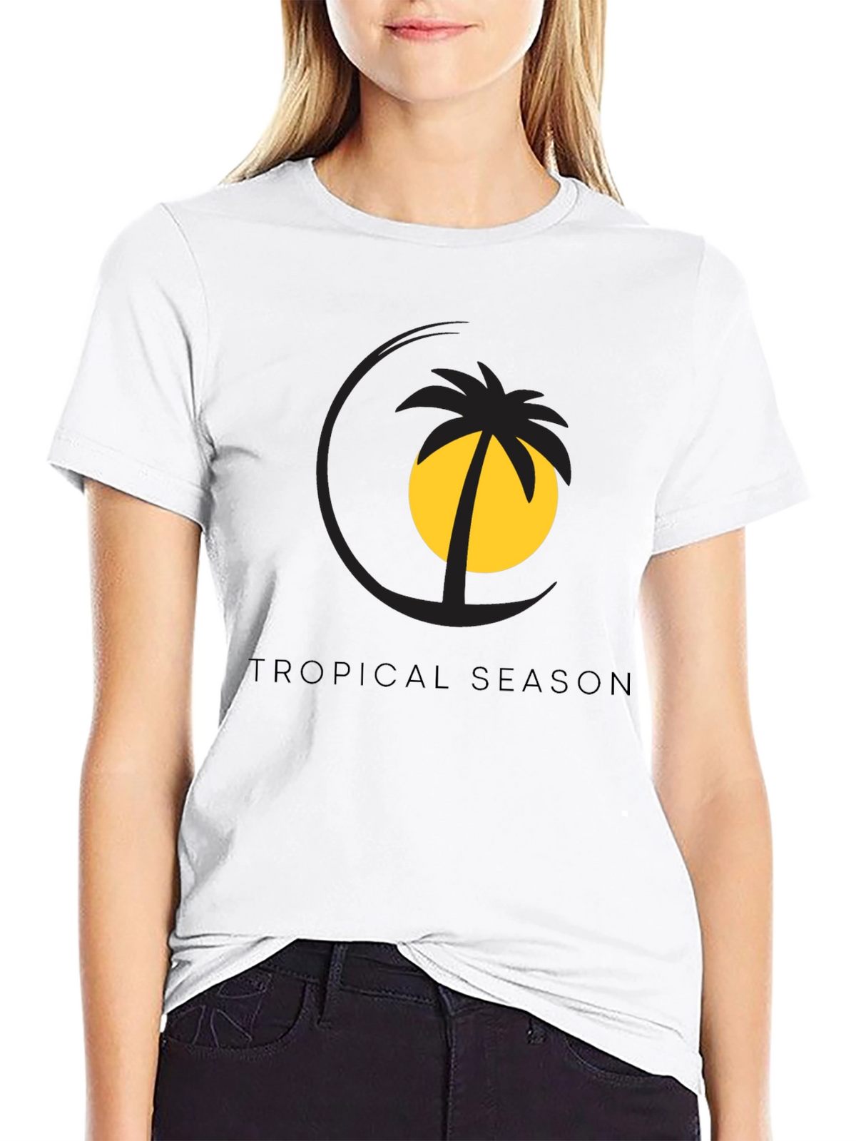Tropical Season Graphic Tee - Stylish Summer Vibes