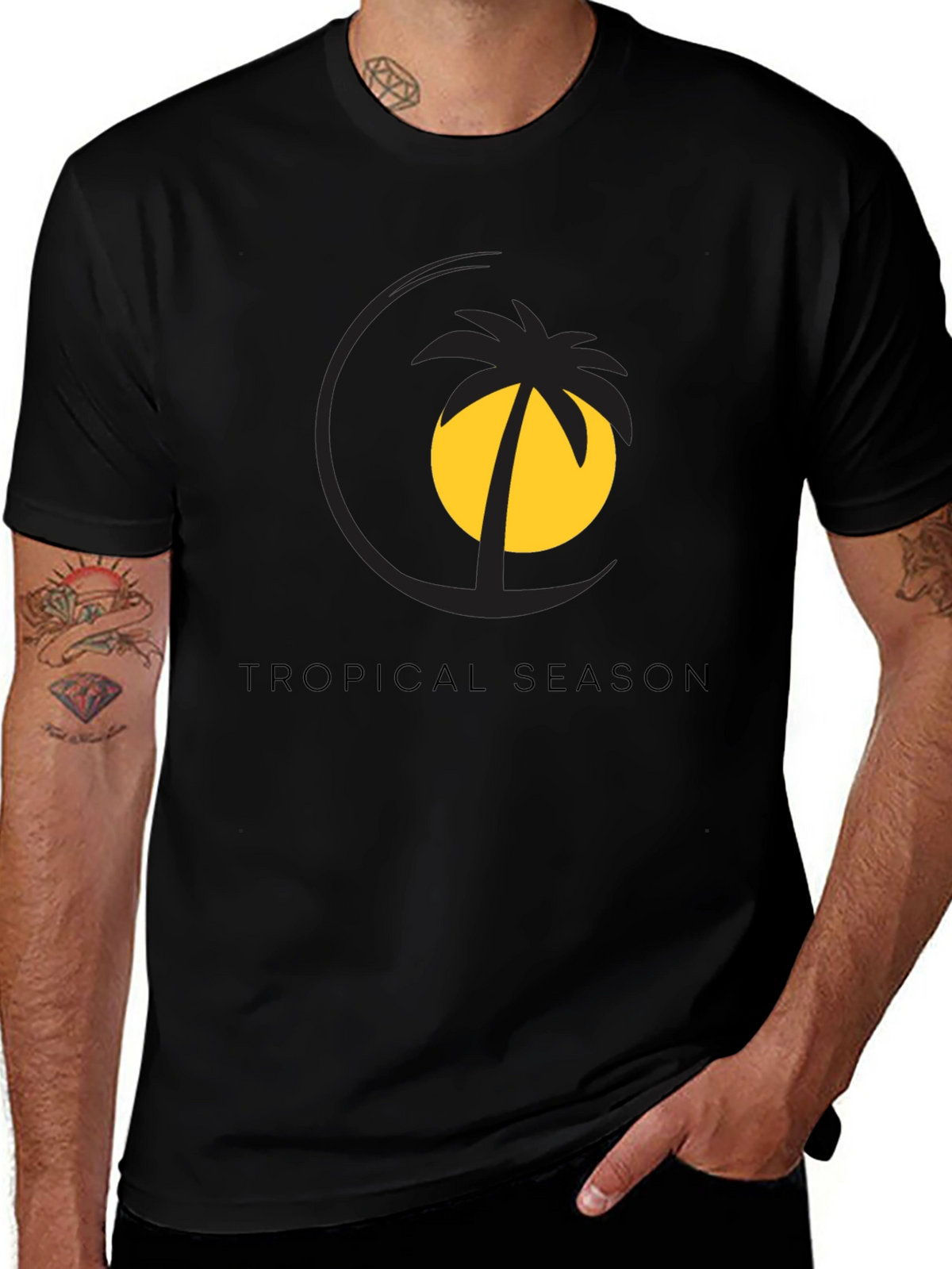 Tropical Season Graphic Tee - Stylish Summer Vibes