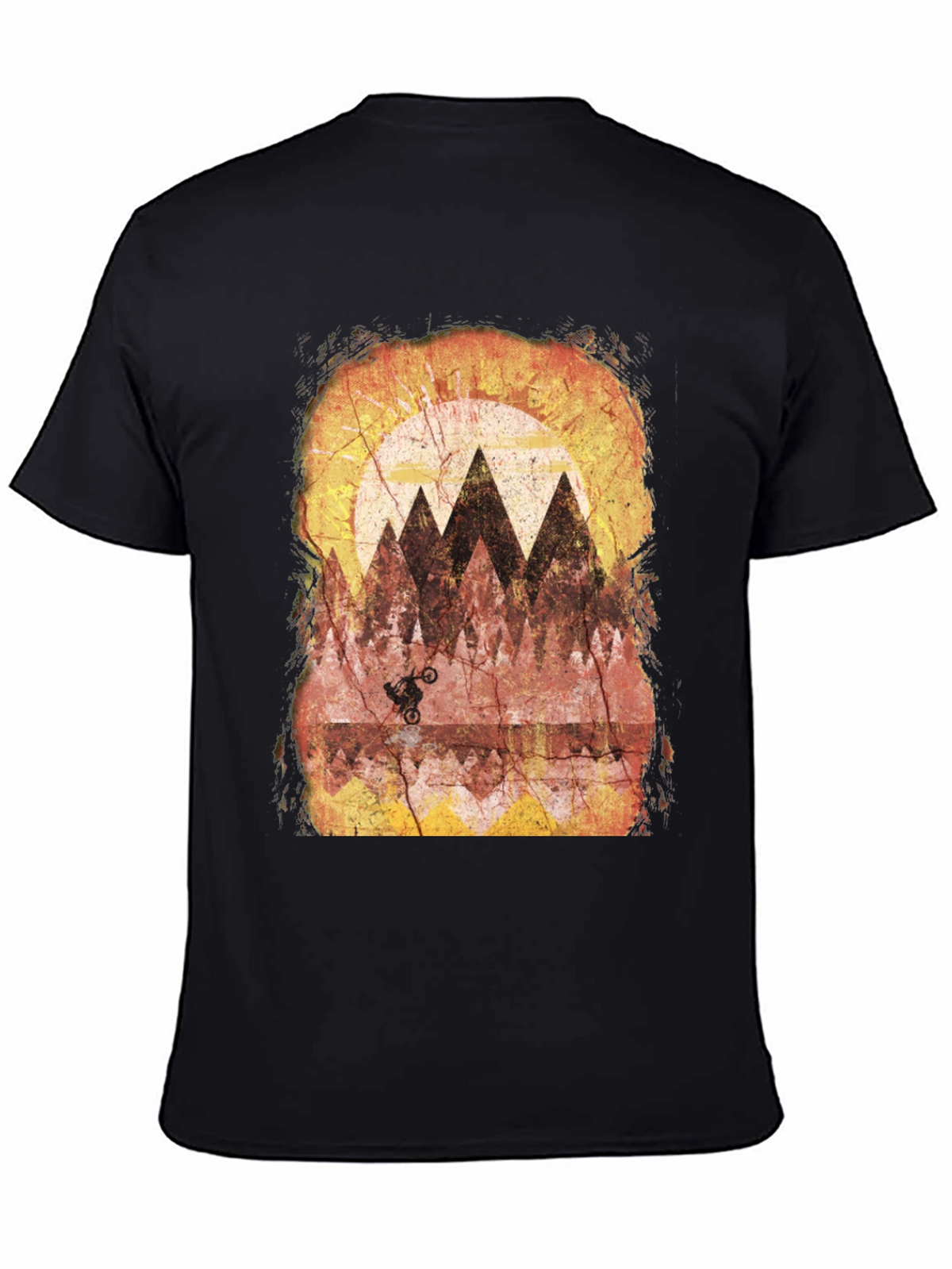 Mountain Bike Rider Graphic T-Shirt