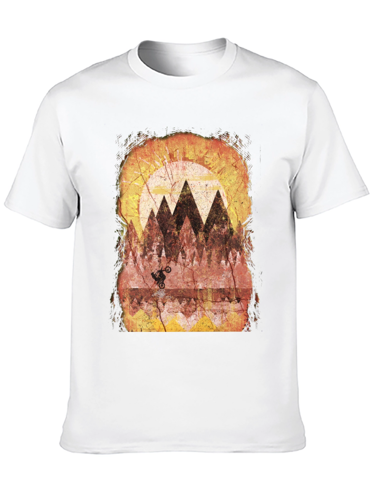 Mountain Bike Rider Graphic T-Shirt