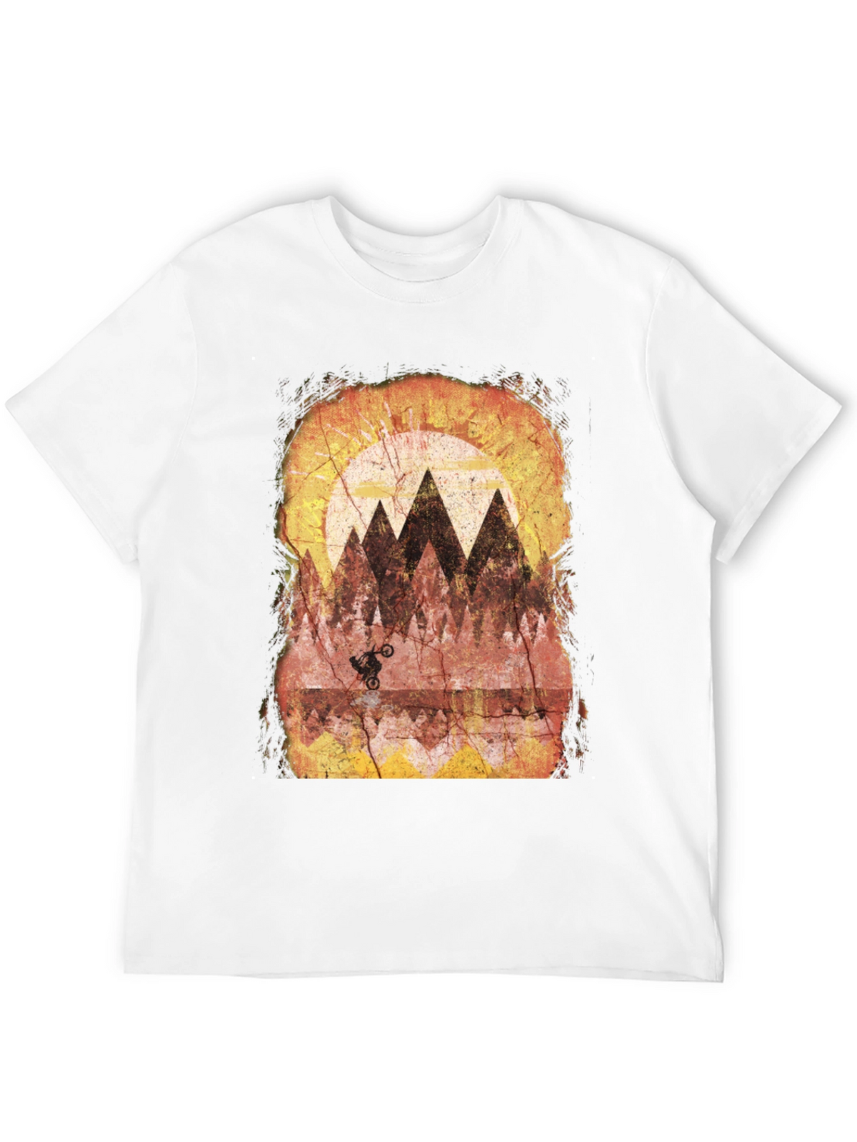 Mountain Bike Rider Graphic T-Shirt