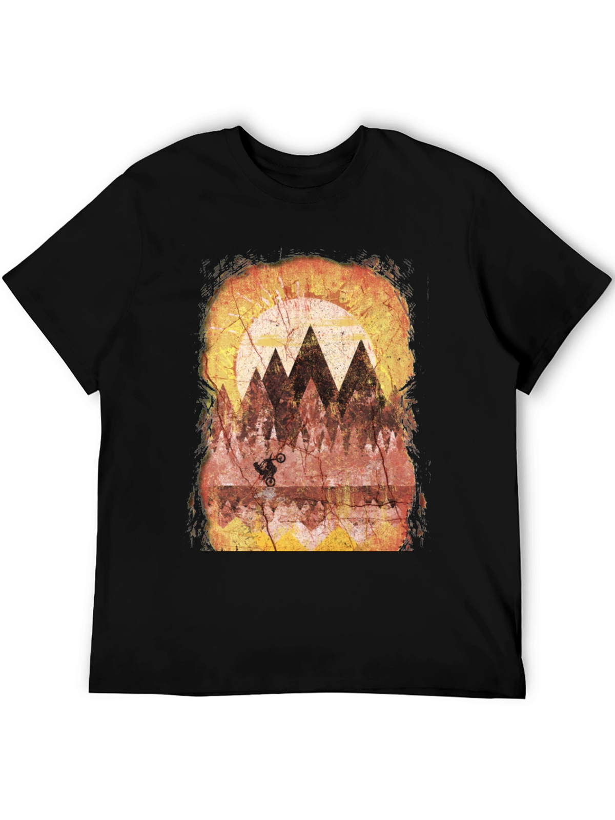 Mountain Bike Rider Graphic T-Shirt