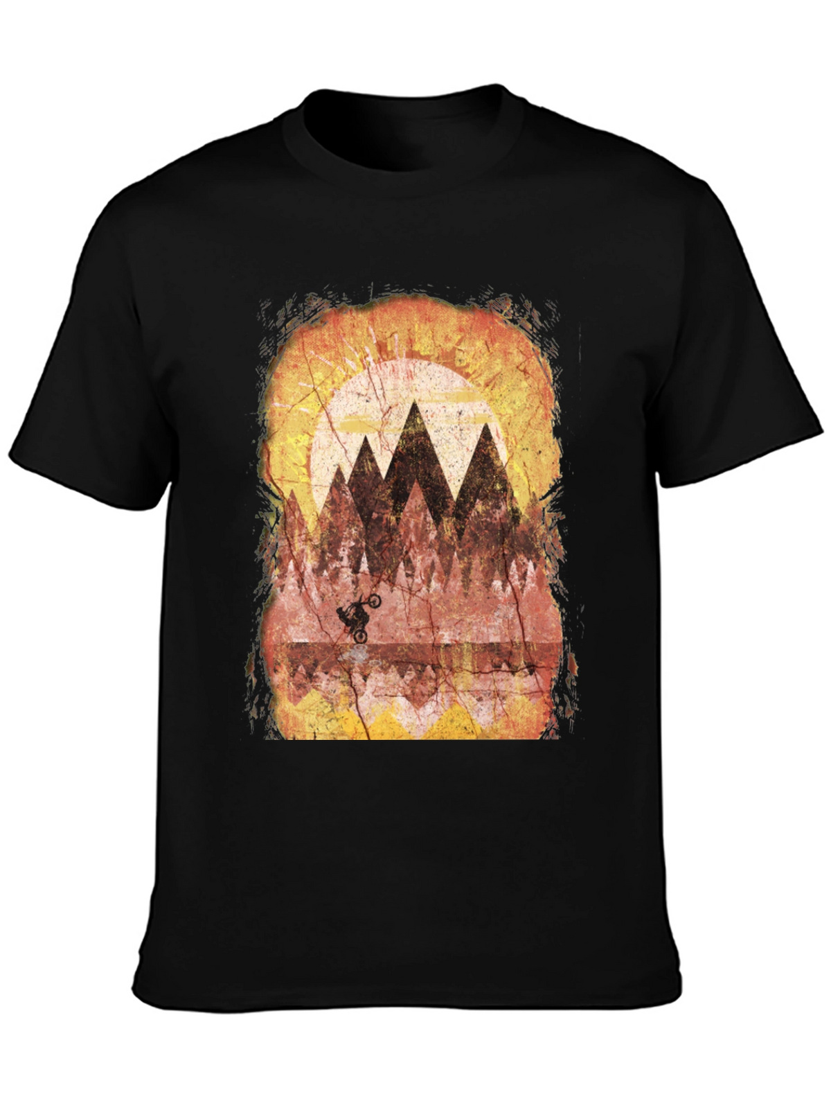 Mountain Bike Rider Graphic T-Shirt