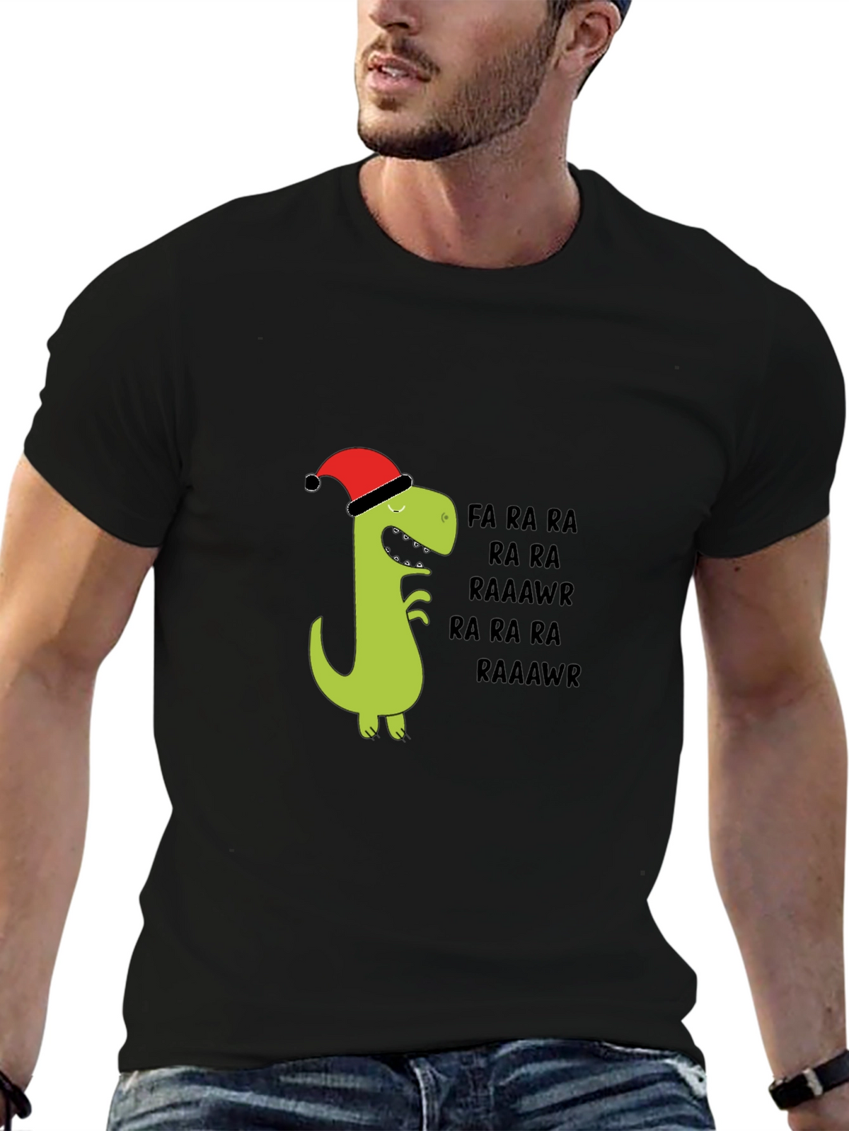 Festive Dino RAAWR T-Shirt