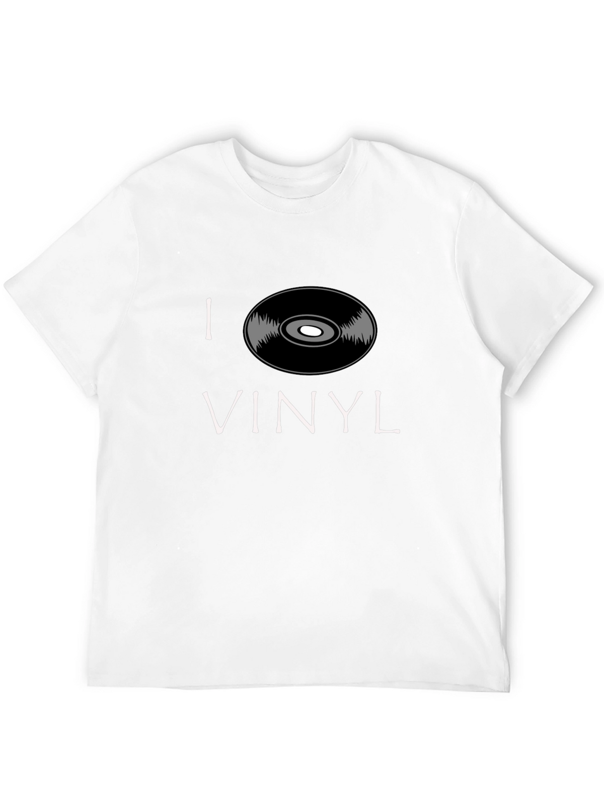 I Love Vinyl Black T-Shirt