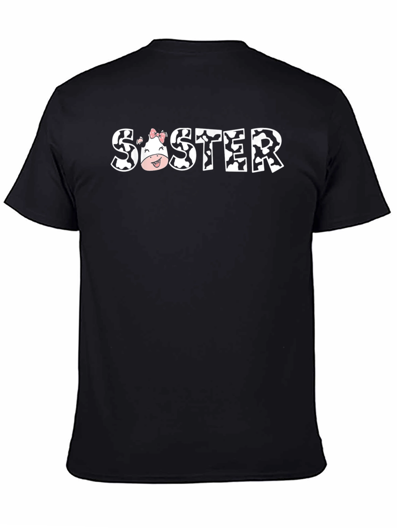 Cow Print Sister T-Shirt