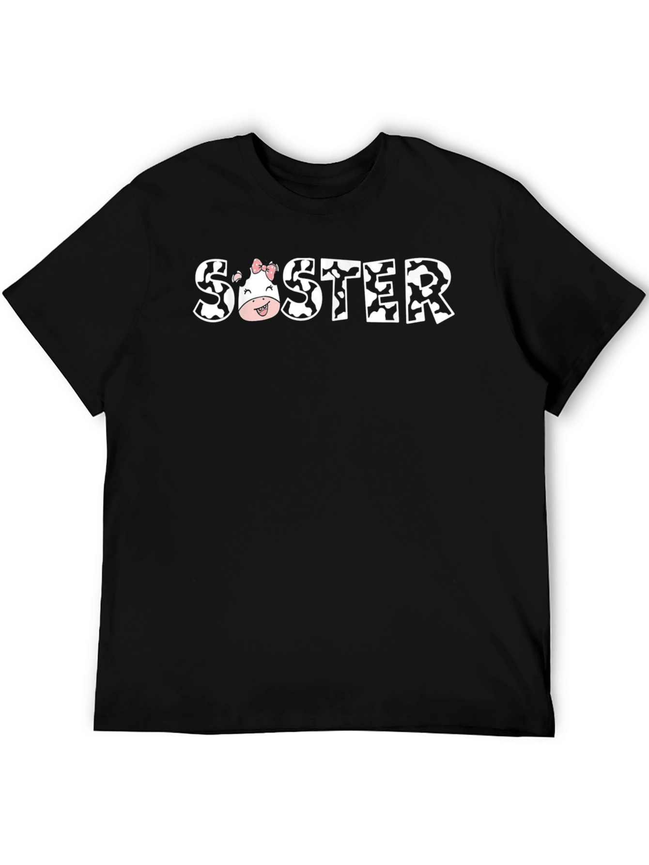 Cow Print Sister T-Shirt