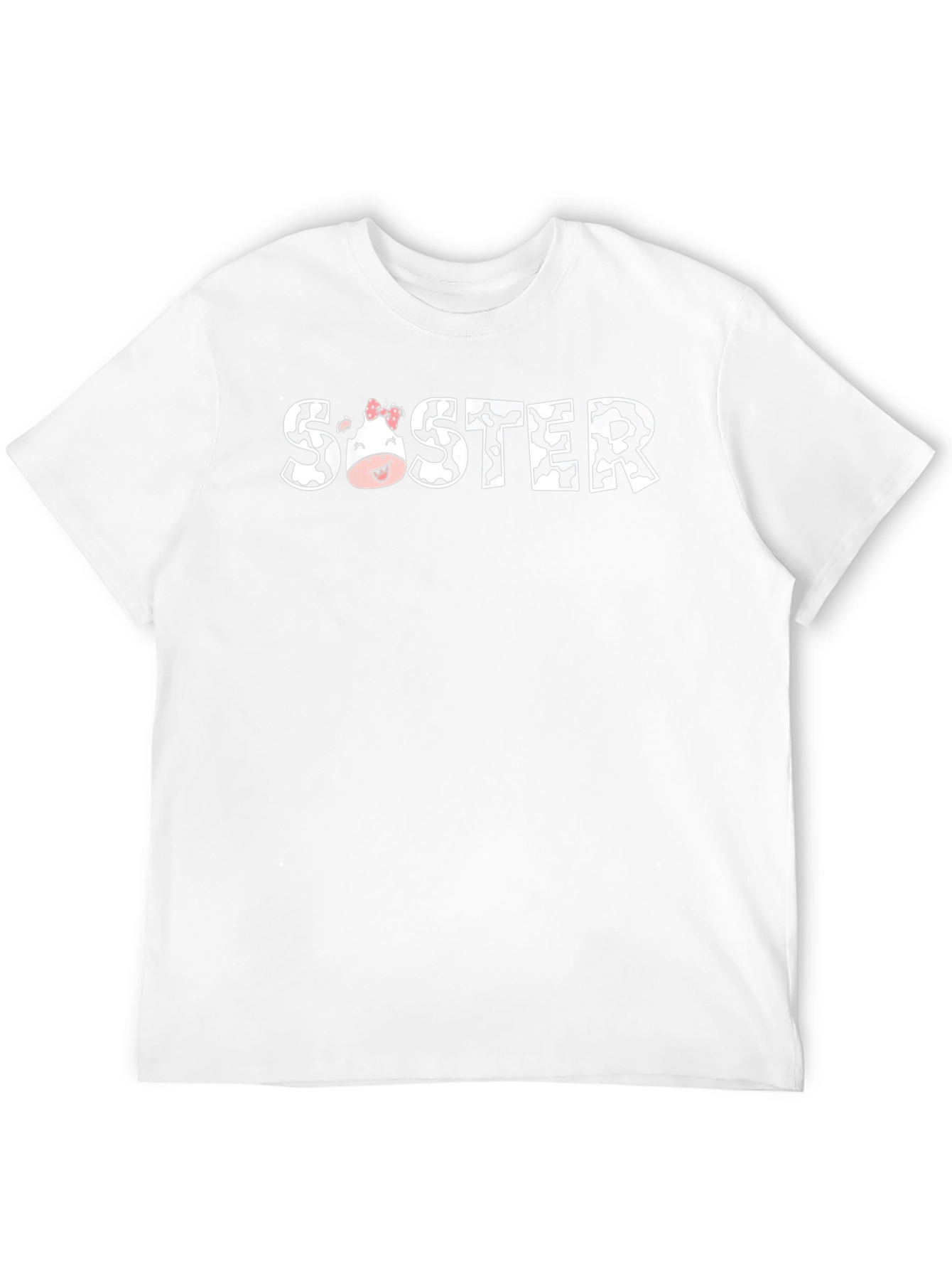 Cow Print Sister T-Shirt