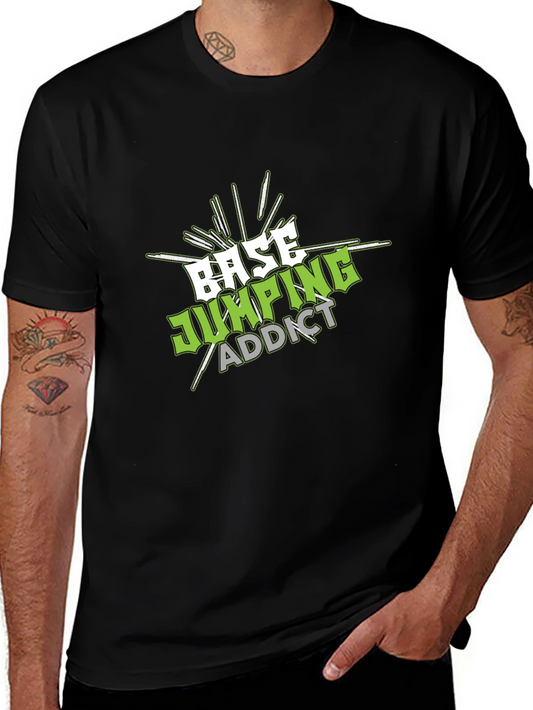 Base Jumping Addict T-Shirt - Black