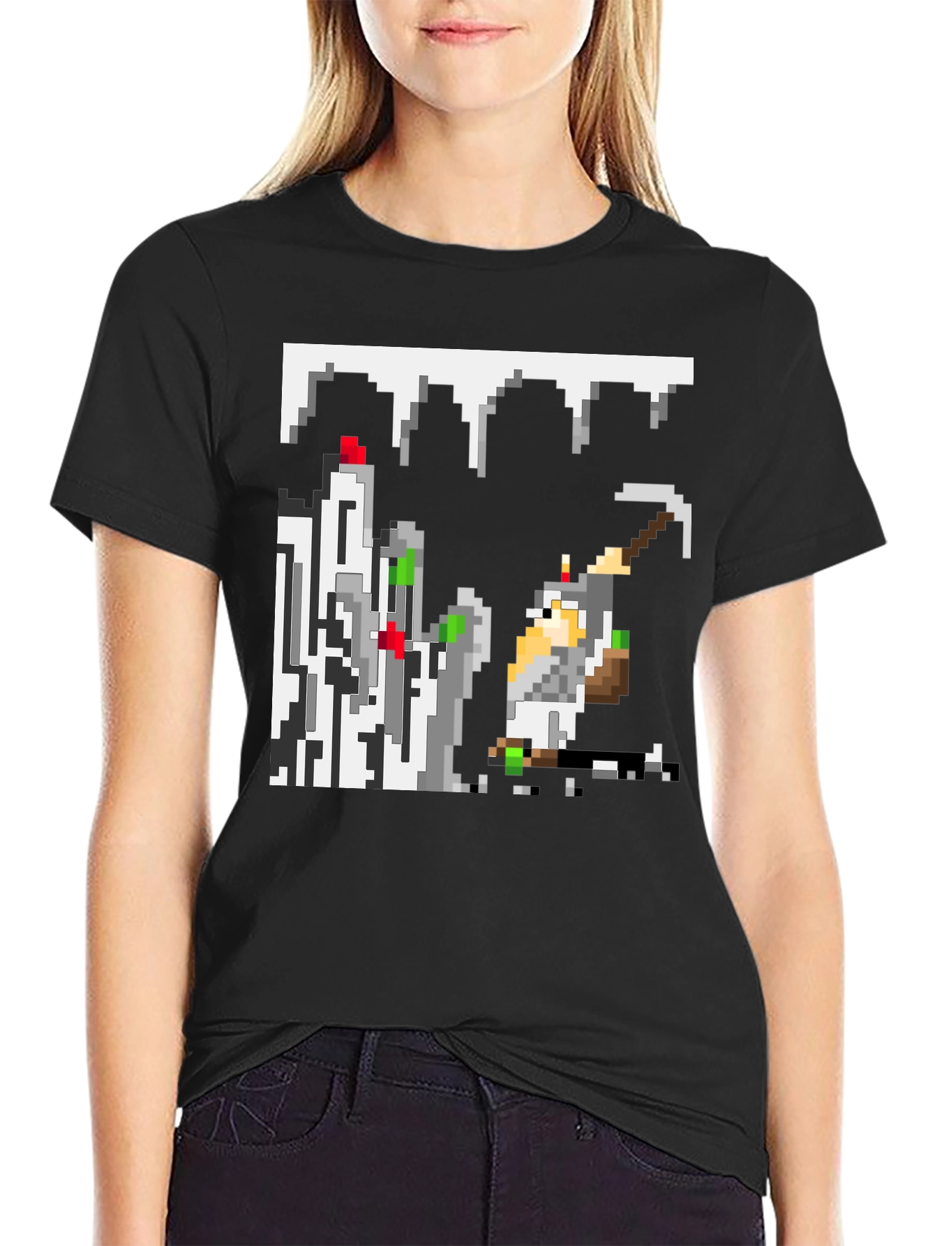 Pixel Miner Black T-Shirt