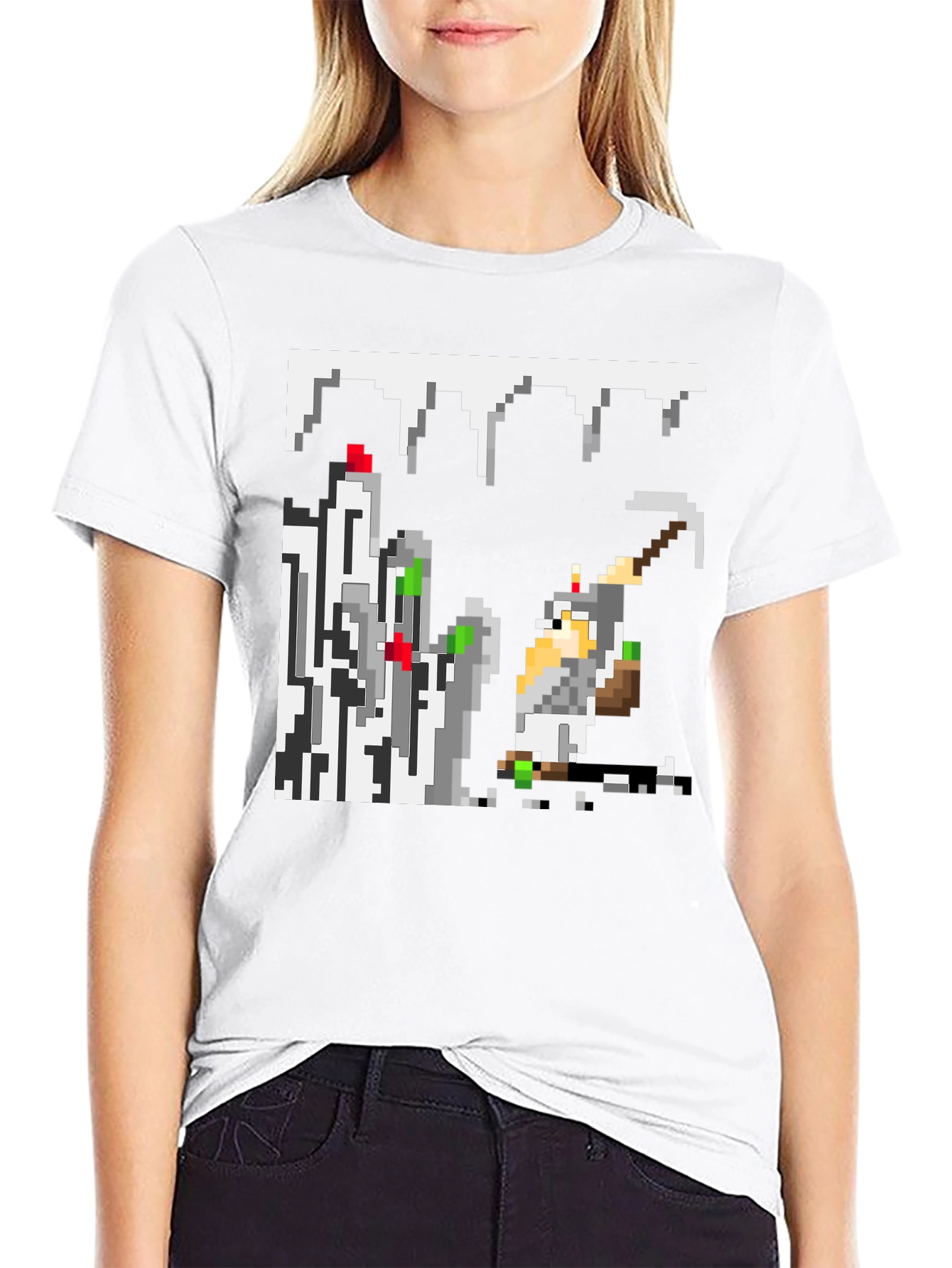 Pixel Miner Black T-Shirt