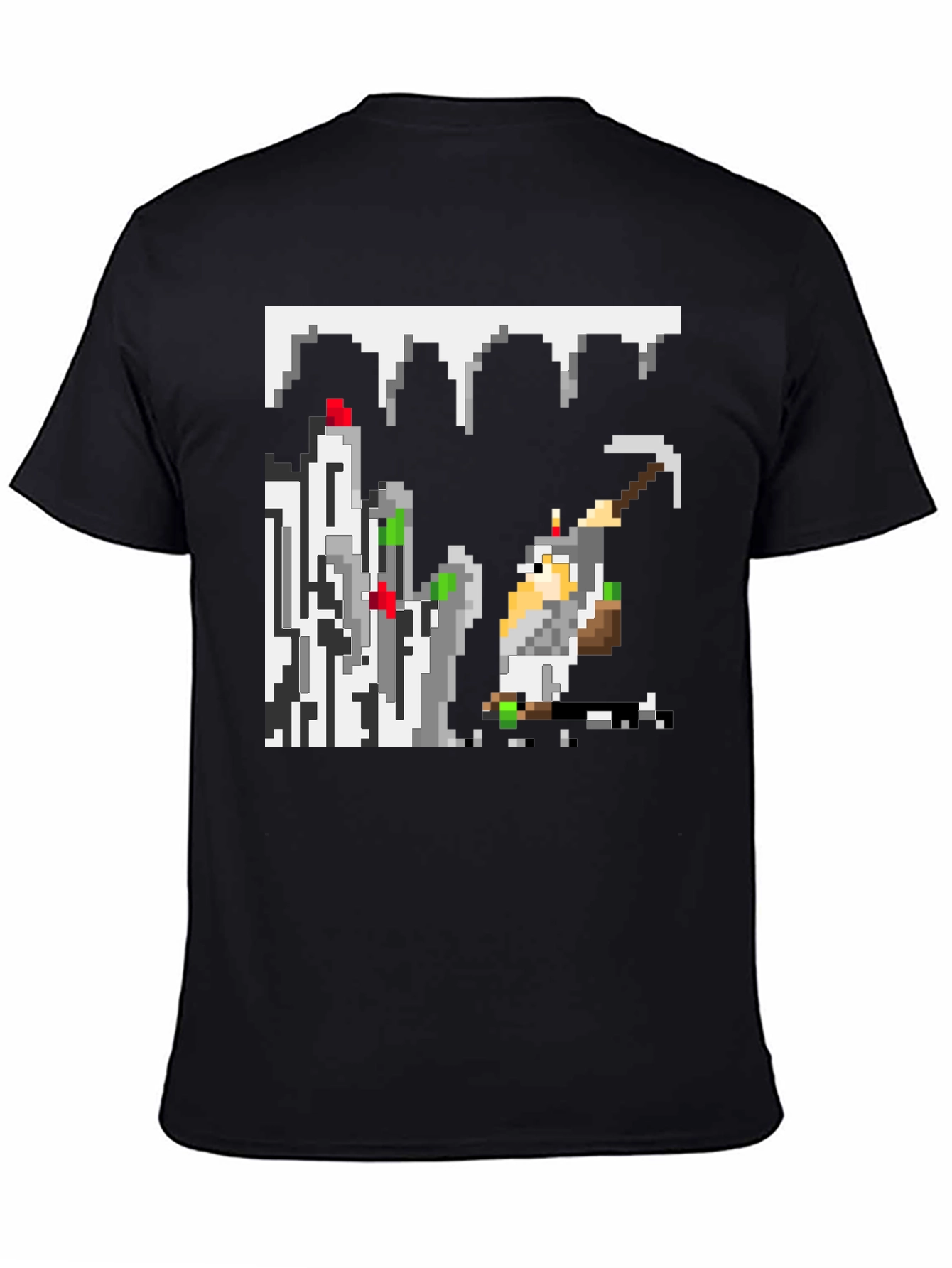 Pixel Miner Black T-Shirt