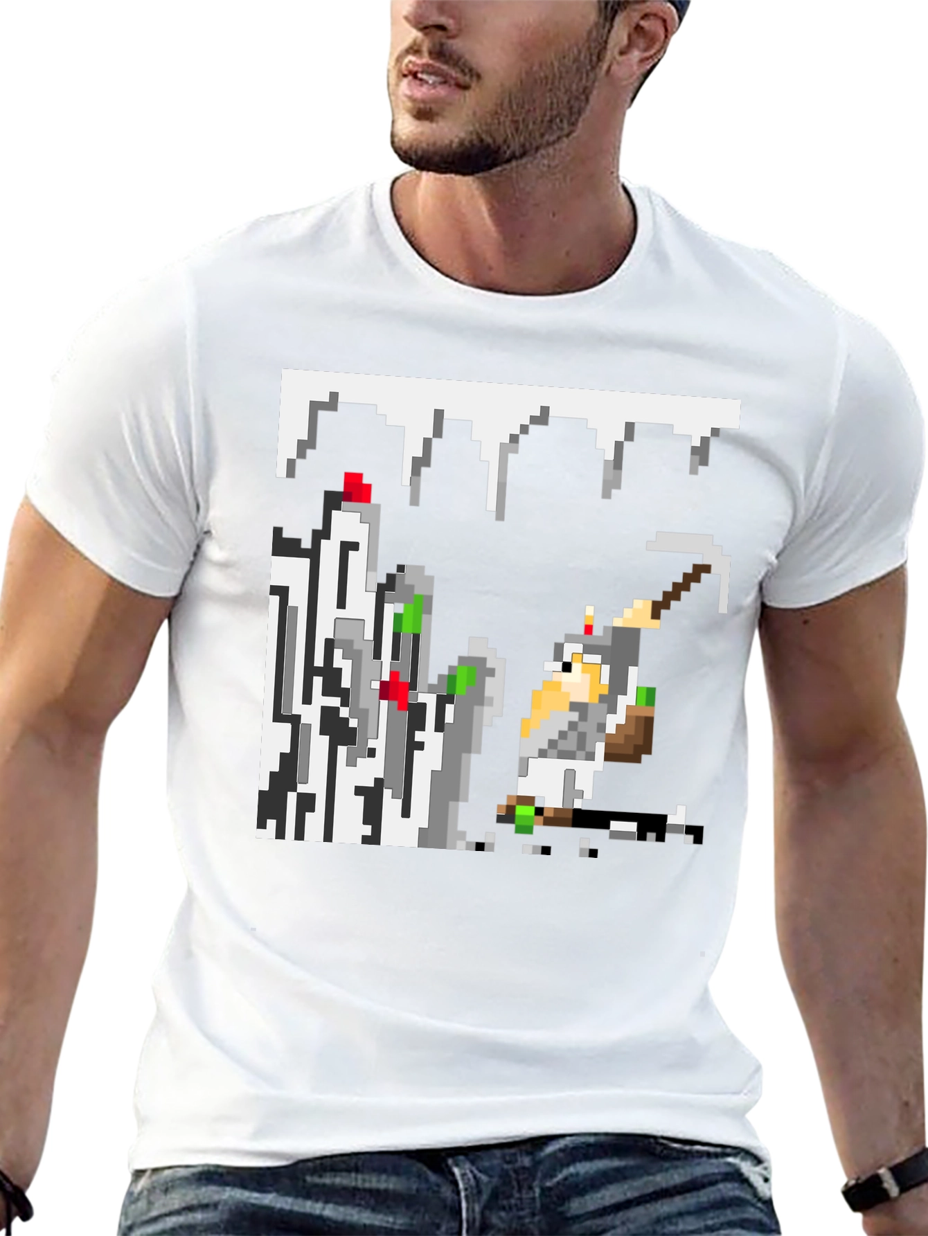 Pixel Miner Black T-Shirt