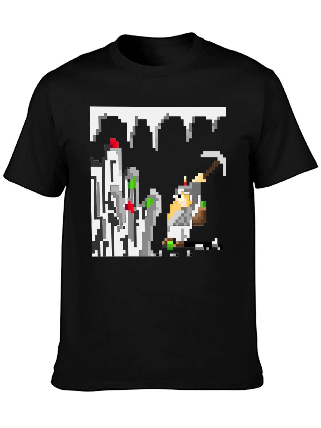 Pixel Miner Black T-Shirt