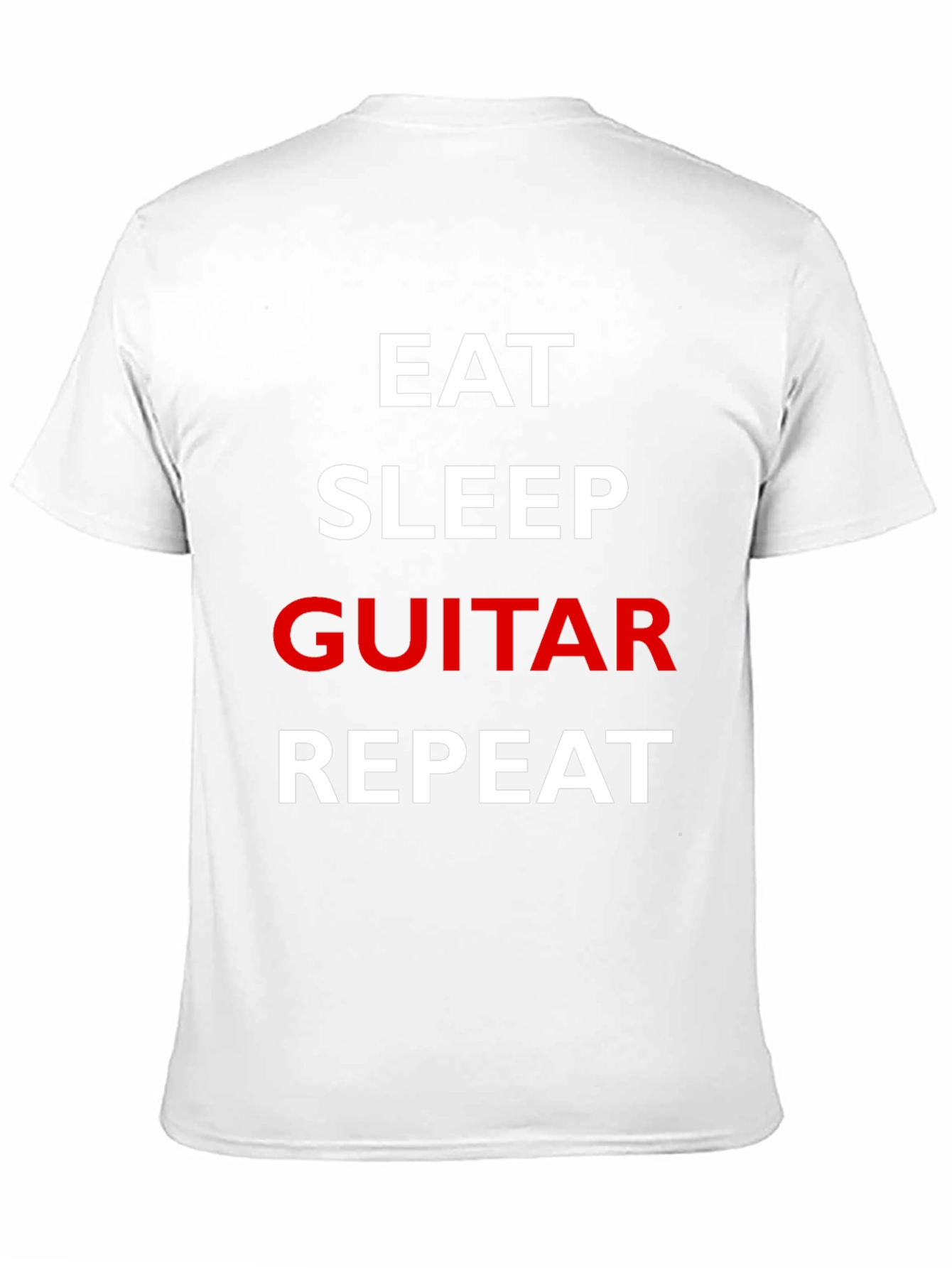 Eat Sleep Guitar Repeat Graphic Tee