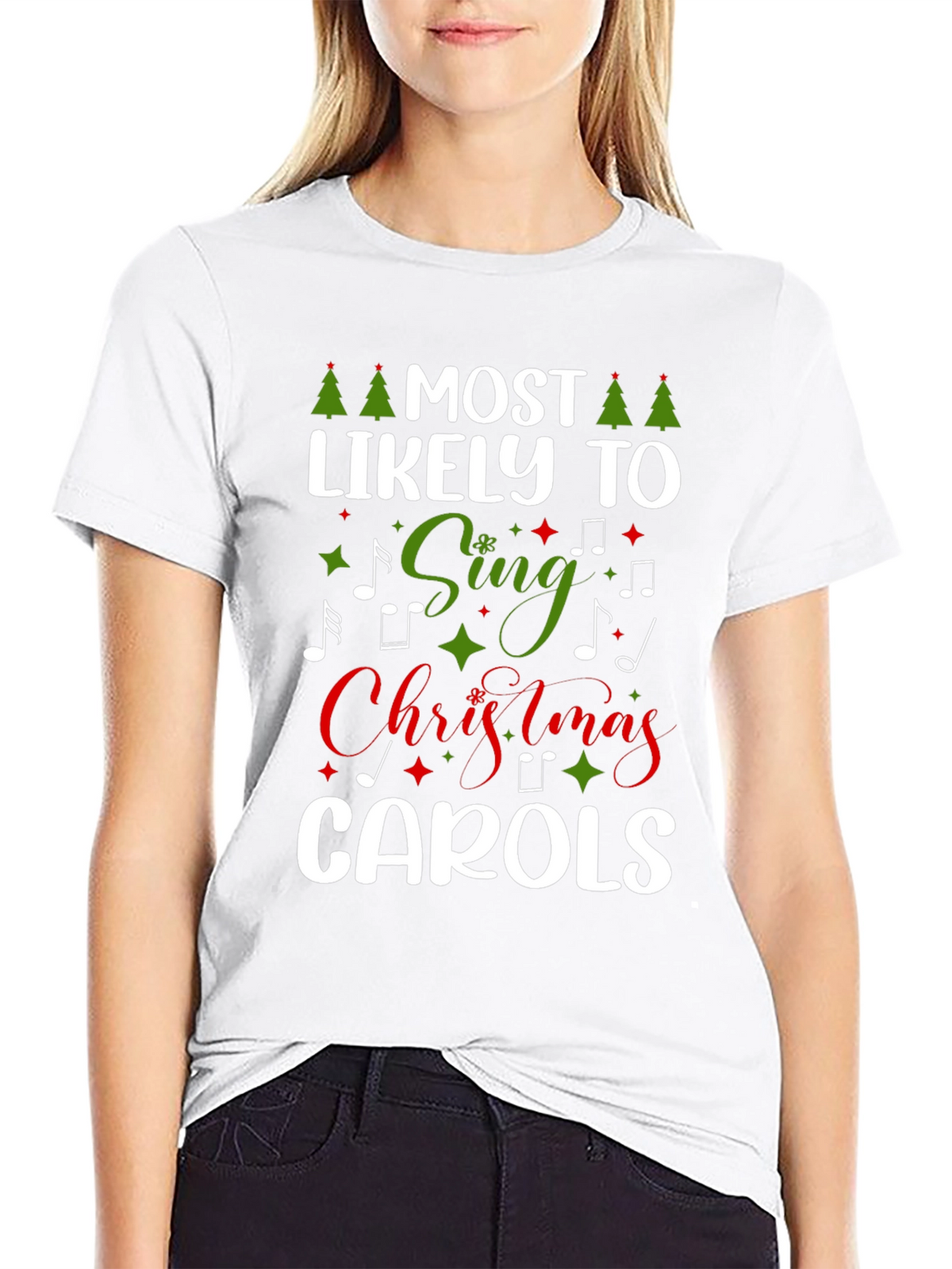 Most Likely to Sing Christmas Carols T-Shirt