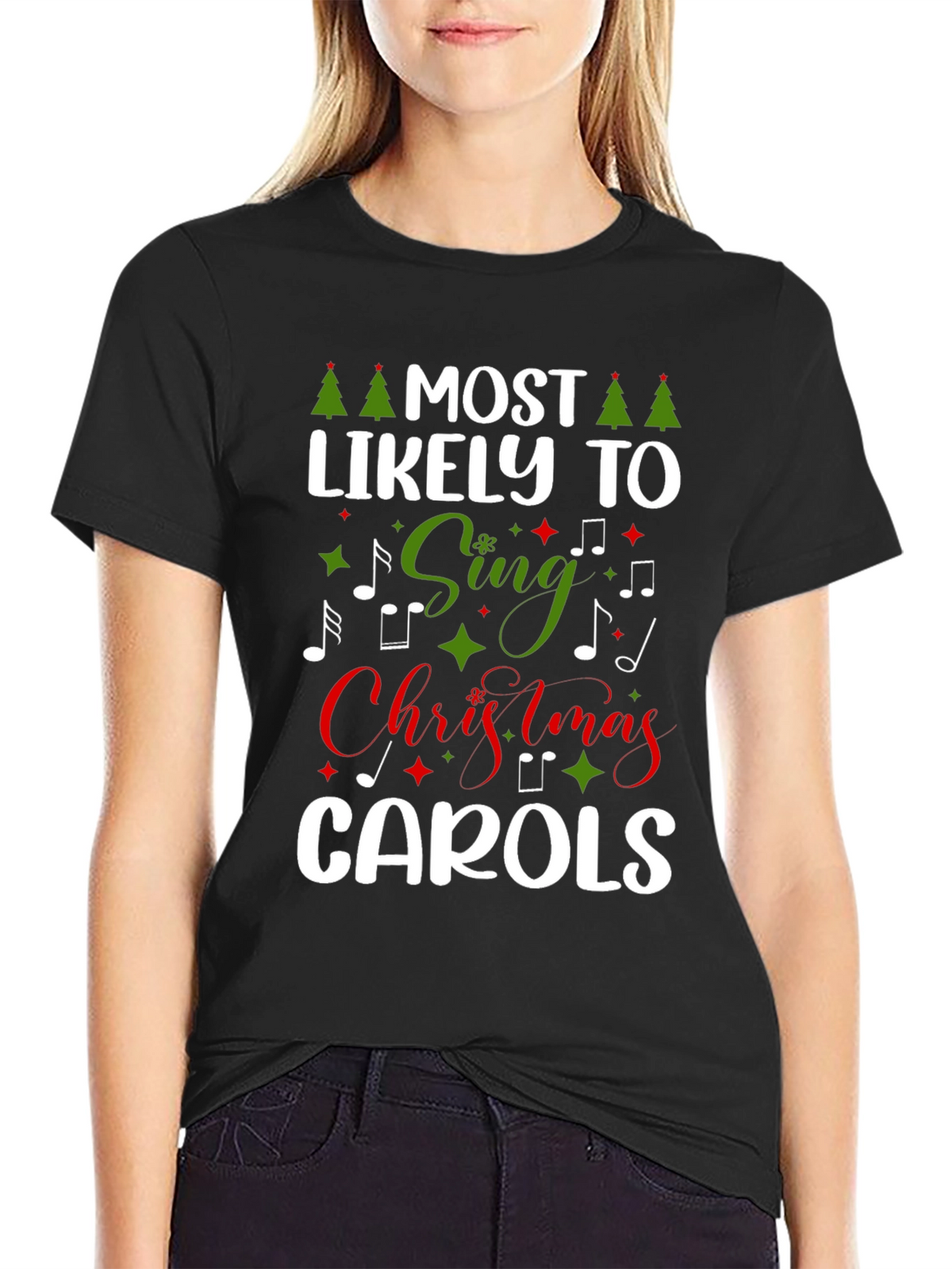 Most Likely to Sing Christmas Carols T-Shirt