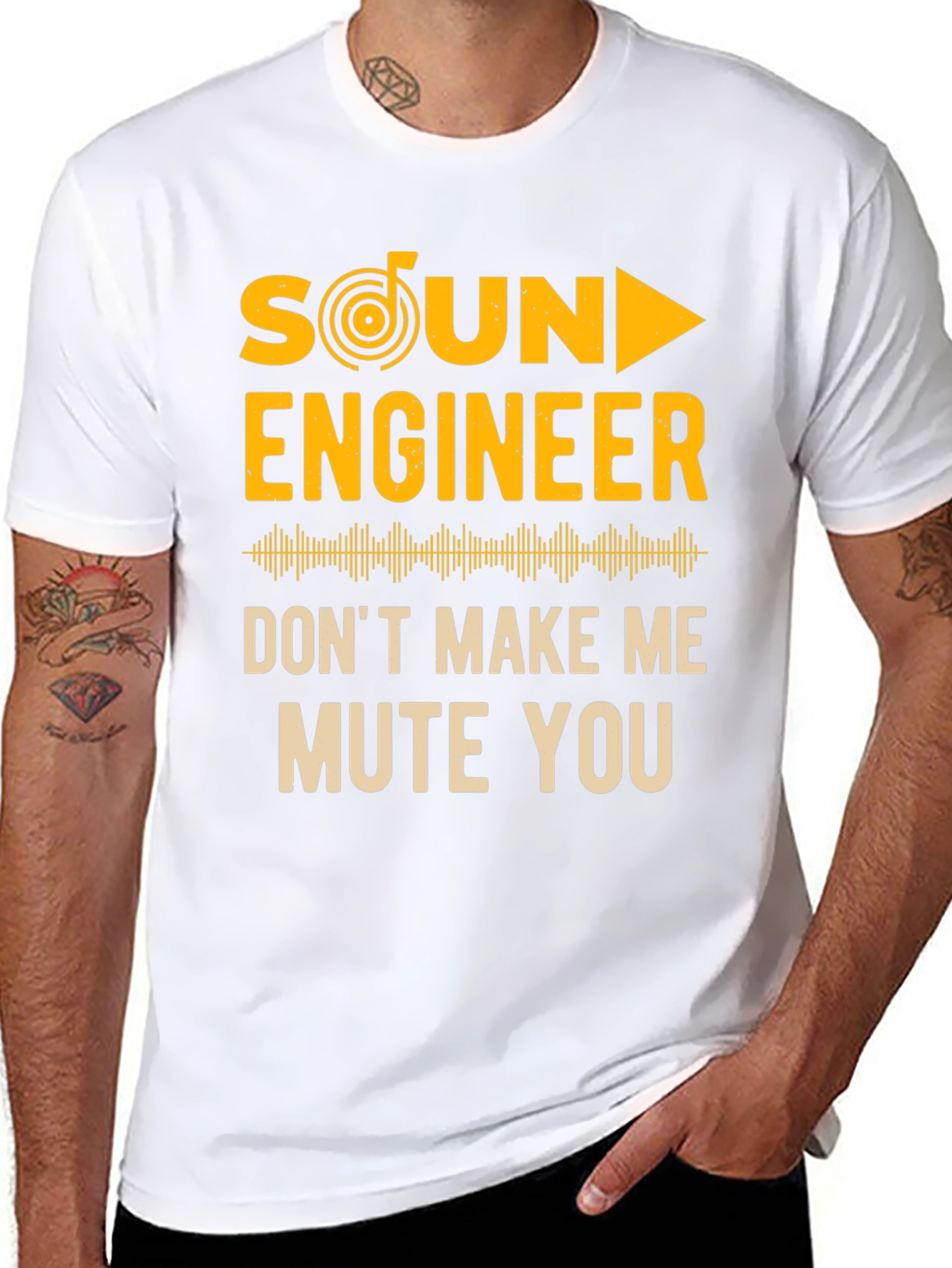 Sound Engineer Graphic Tee - Mute You Humor