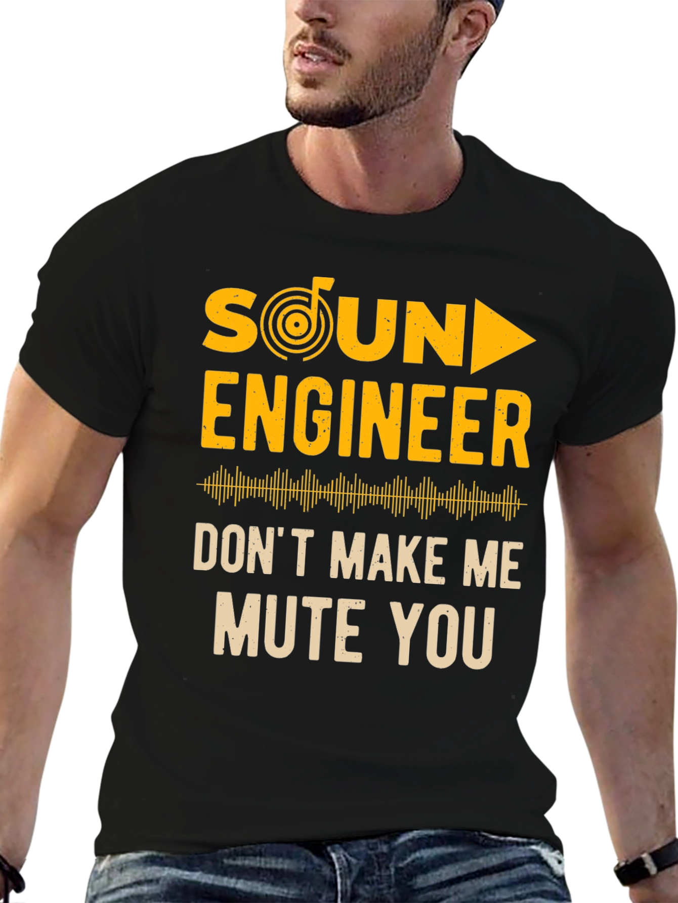 Sound Engineer Graphic Tee - Mute You Humor