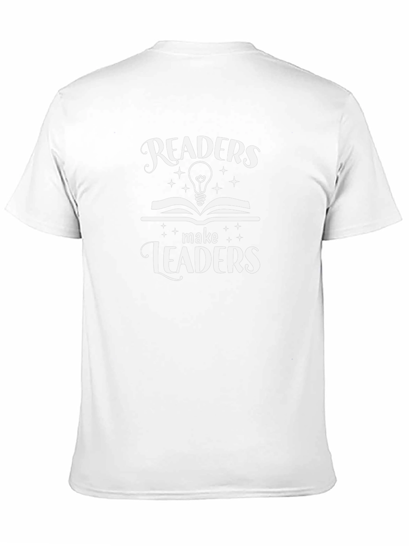 Readers Make Leaders Black Graphic T-Shirt
