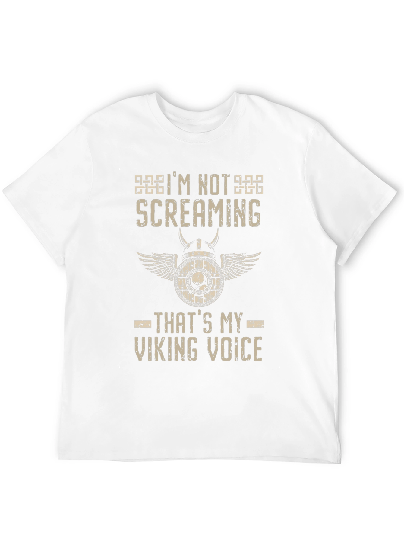 Viking Voice T-Shirt - Funny Viking Design Tee