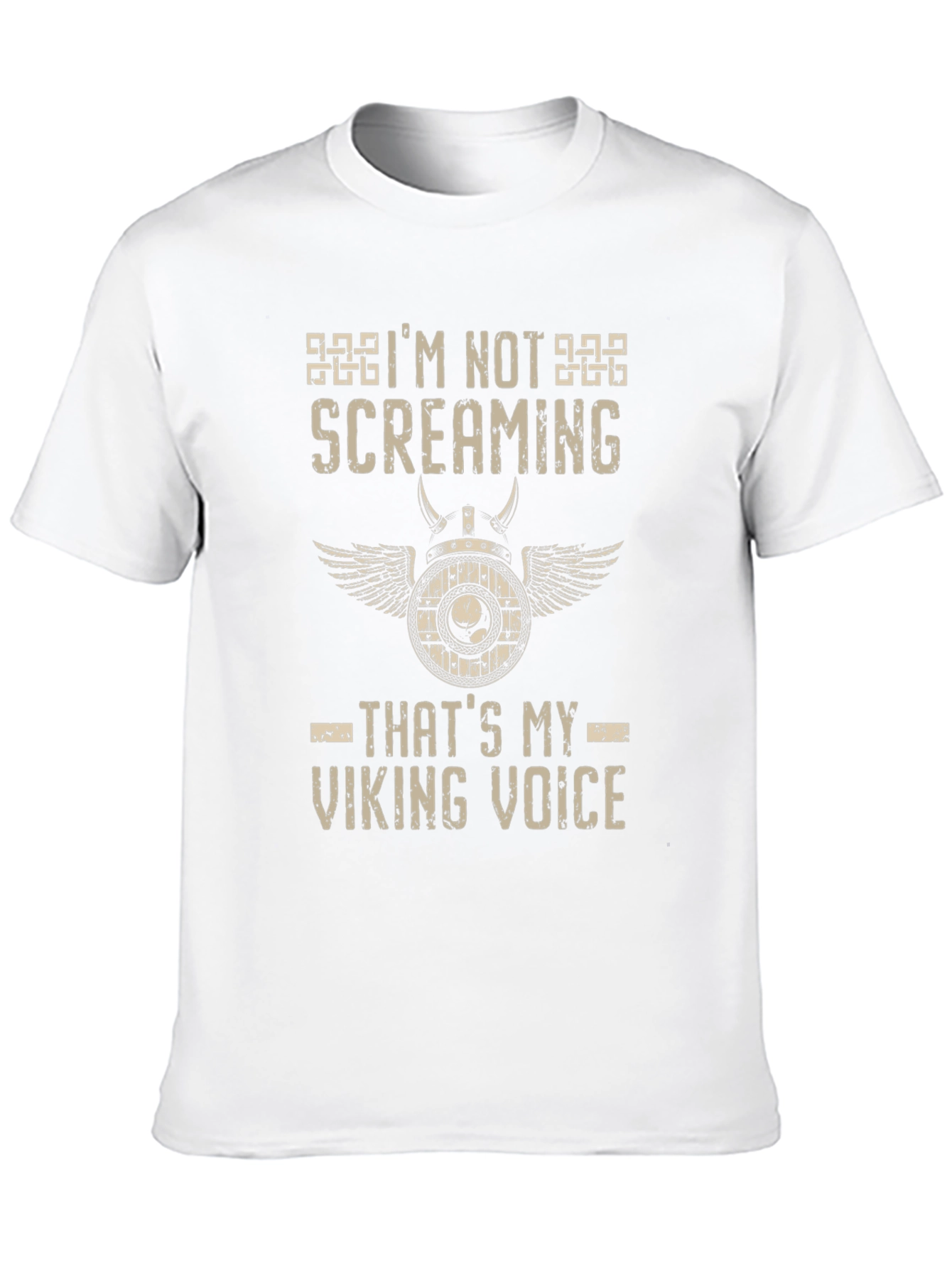 Viking Voice T-Shirt - Funny Viking Design Tee