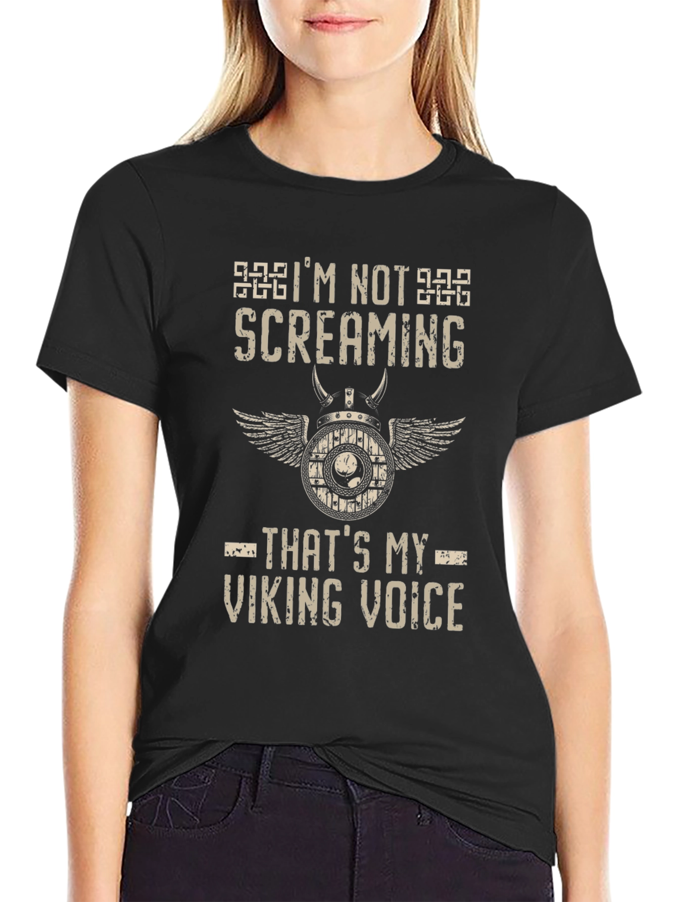 Viking Voice T-Shirt - Funny Viking Design Tee