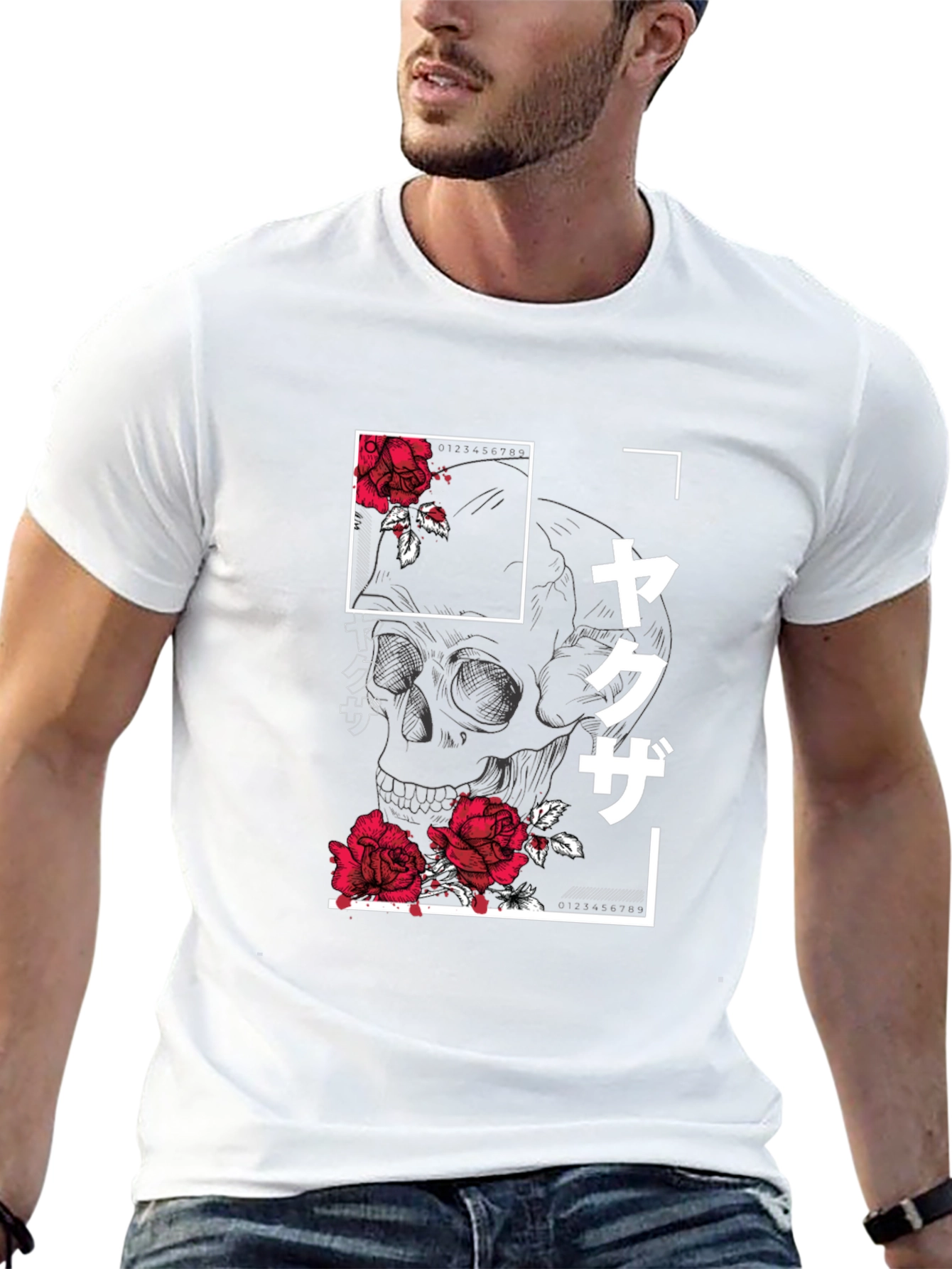 Skull & Roses Graphic Tee