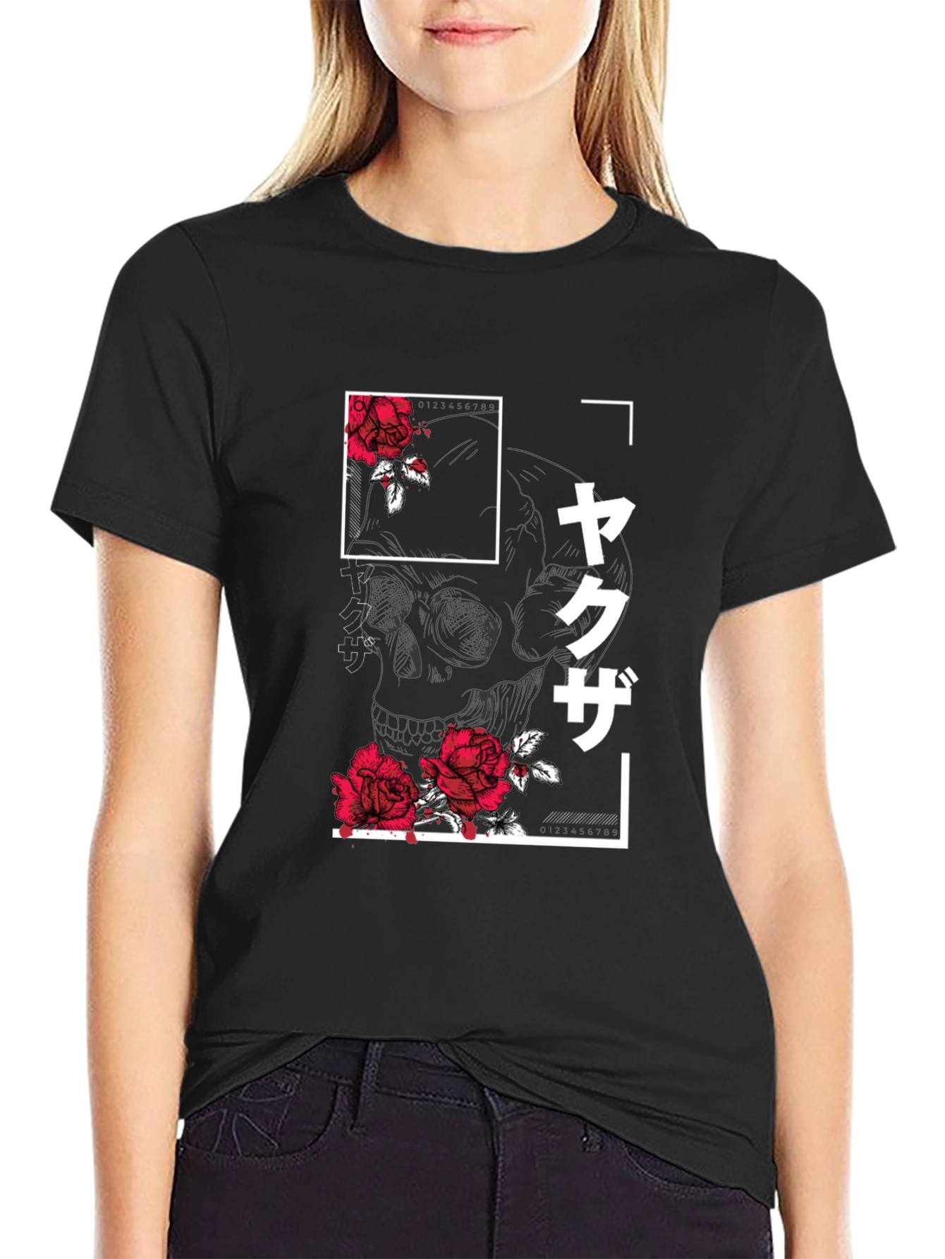 Skull & Roses Graphic Tee