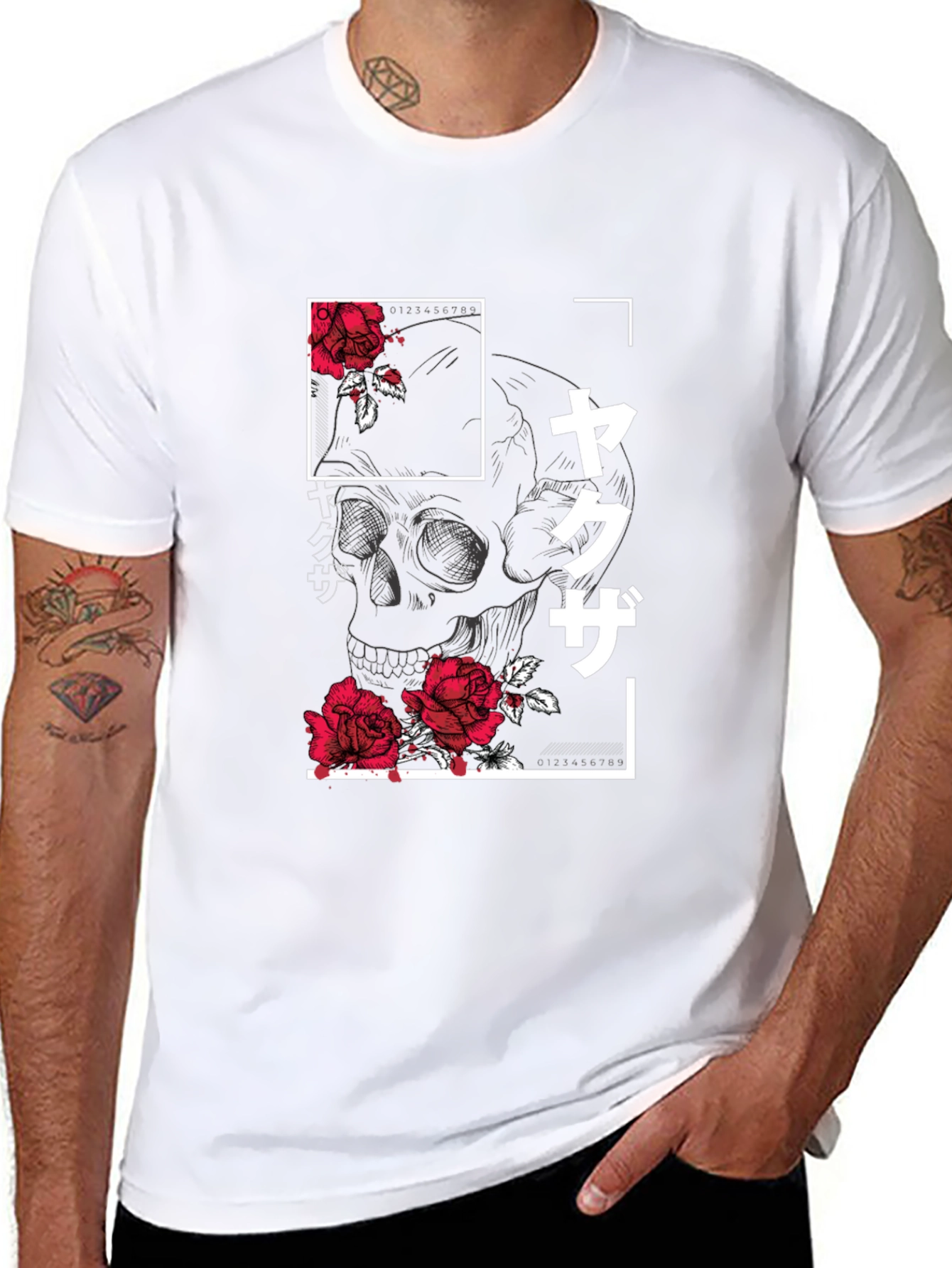 Skull & Roses Graphic Tee