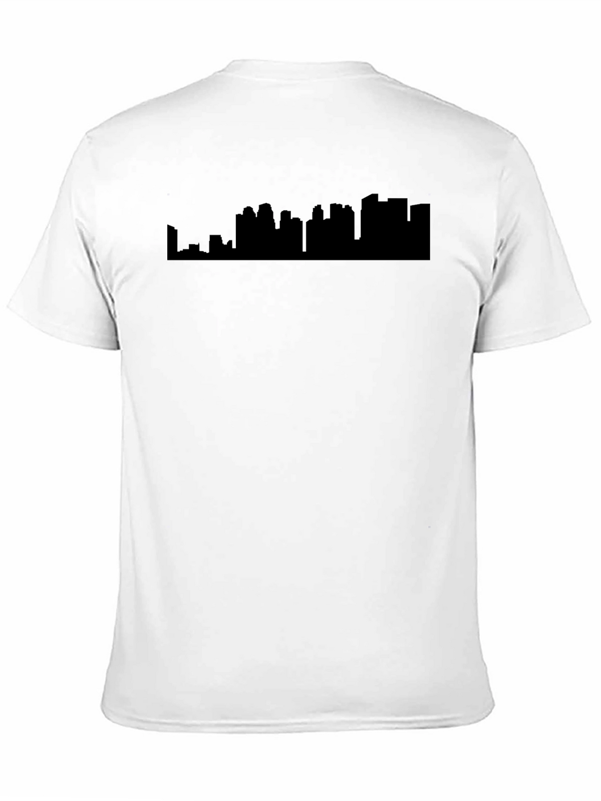 Urban Silhouette Tee - Modern Cityscape Graphic T-Shirt