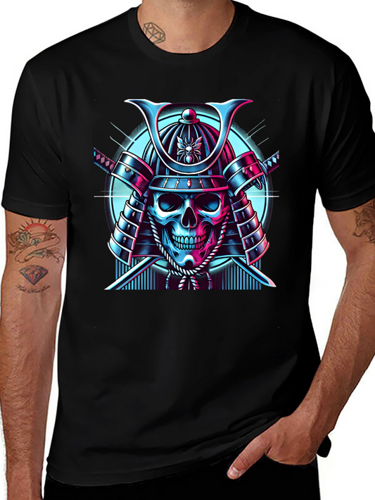 Samurai Skull Graphic Tee