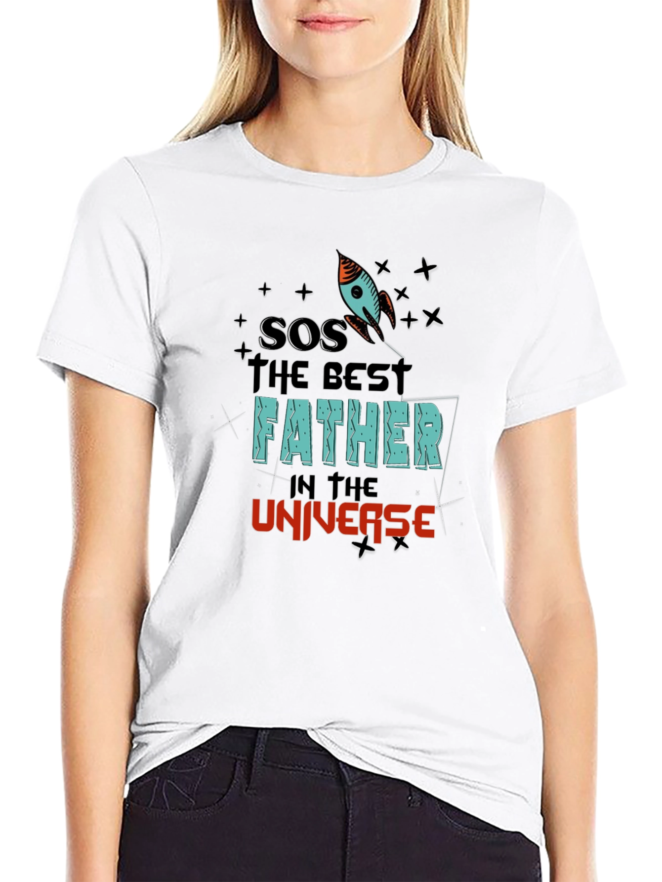 Best Father in the Universe Graphic Tee