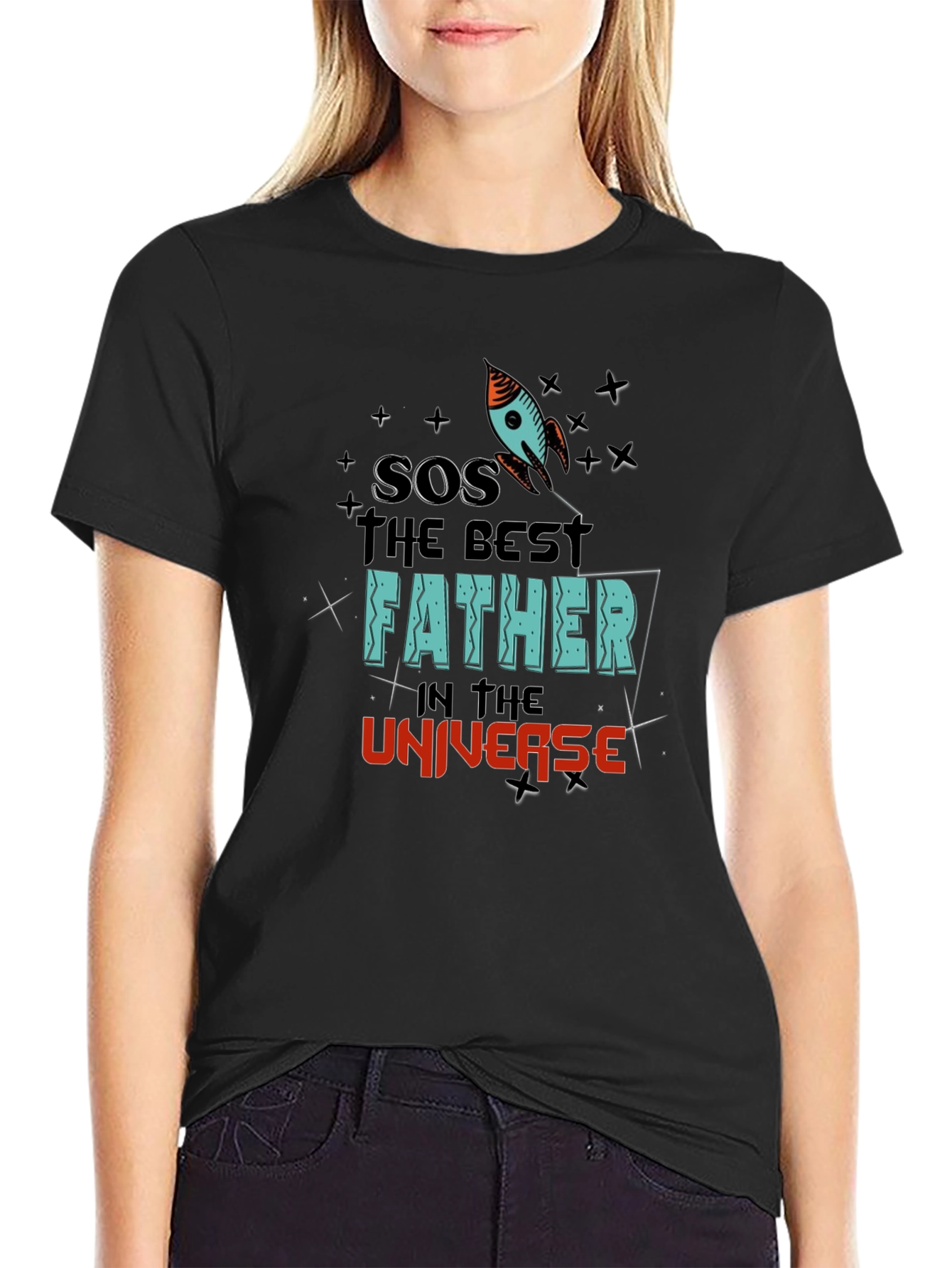 Best Father in the Universe Graphic Tee