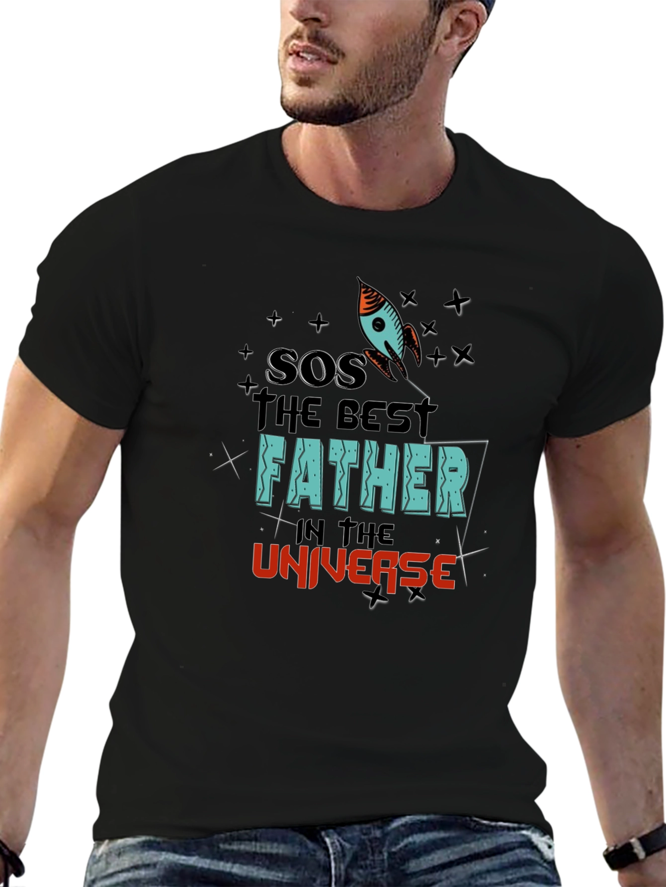 Best Father in the Universe Graphic Tee