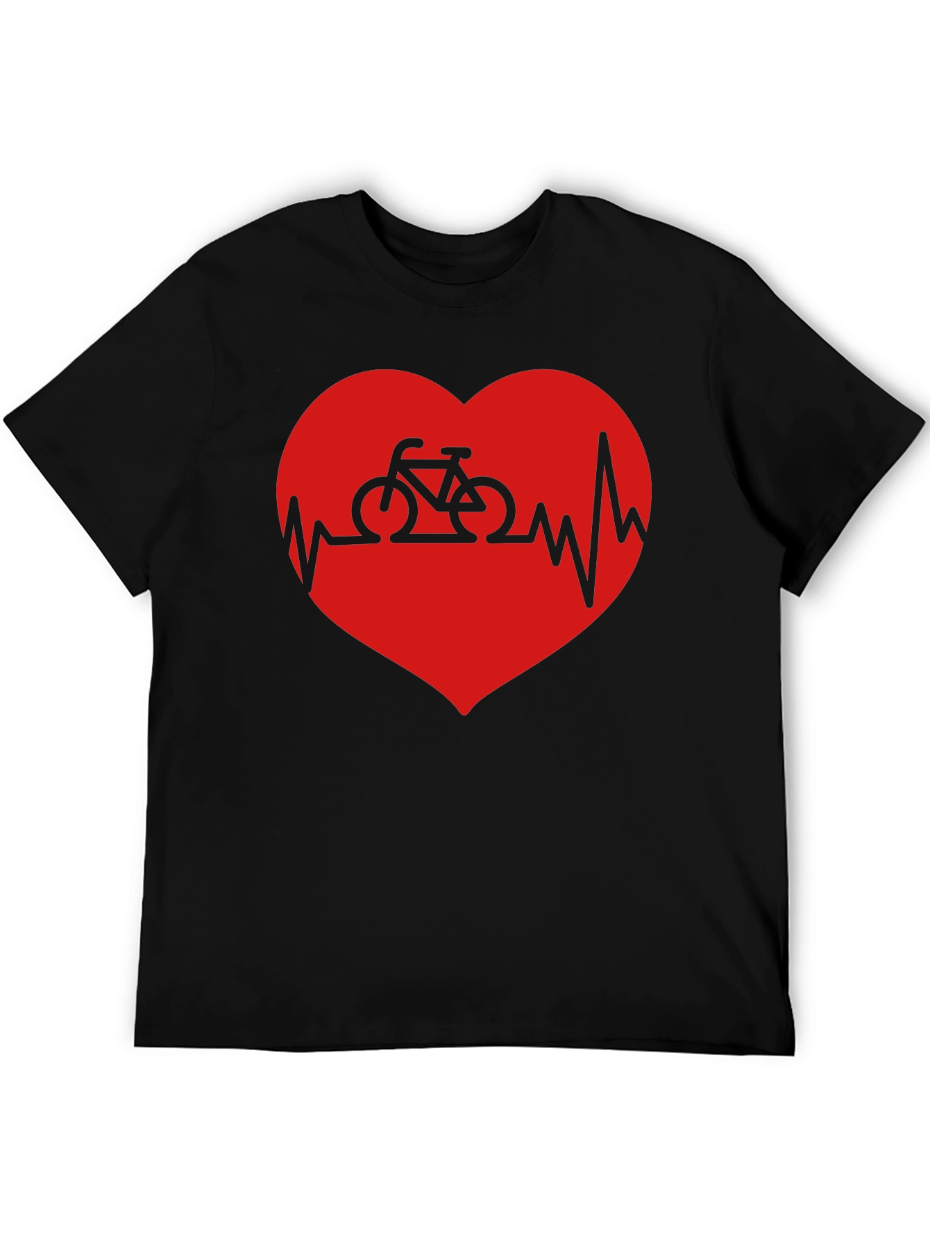 Cycling Heartbeat T-Shirt - Ride On!