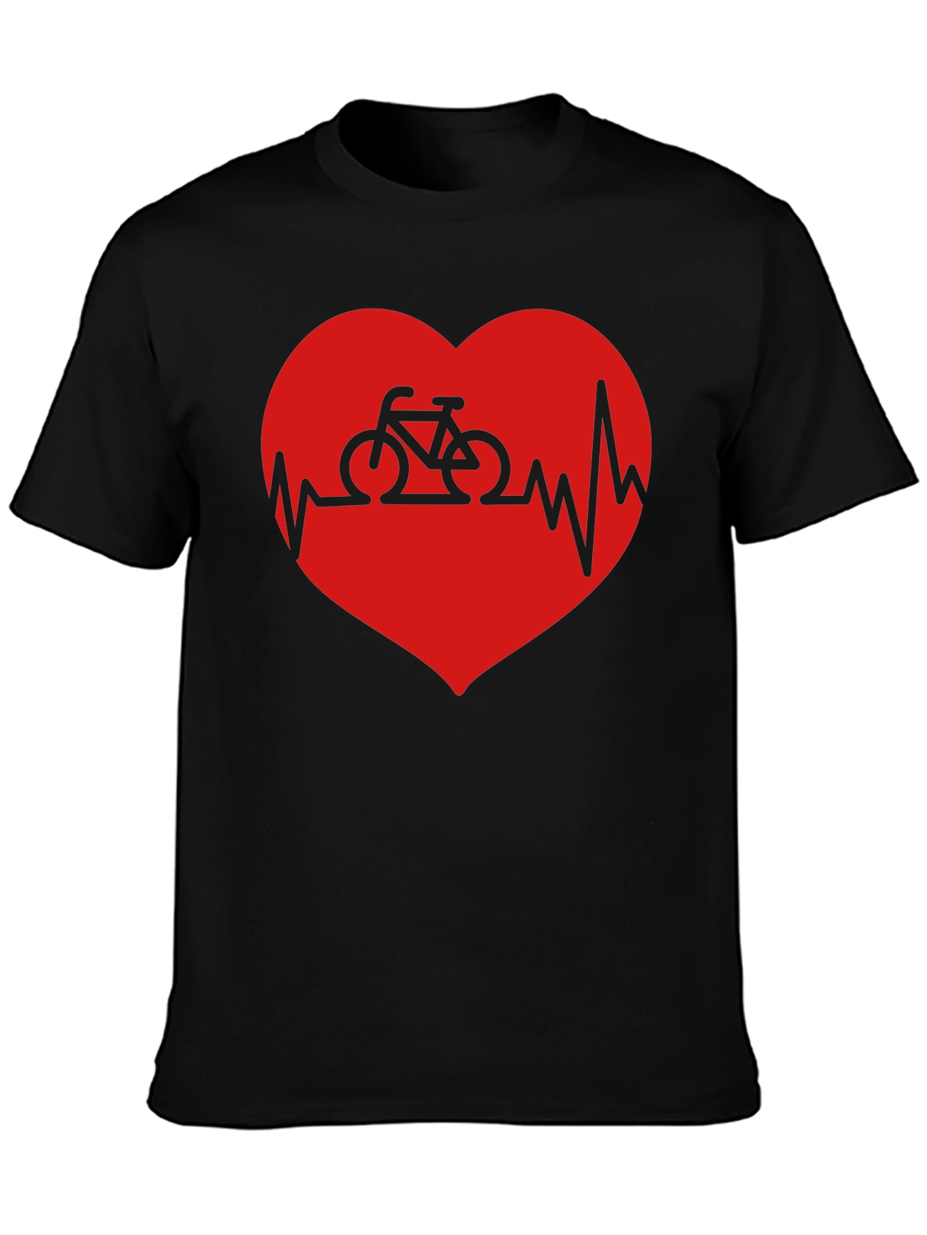 Cycling Heartbeat T-Shirt - Ride On!