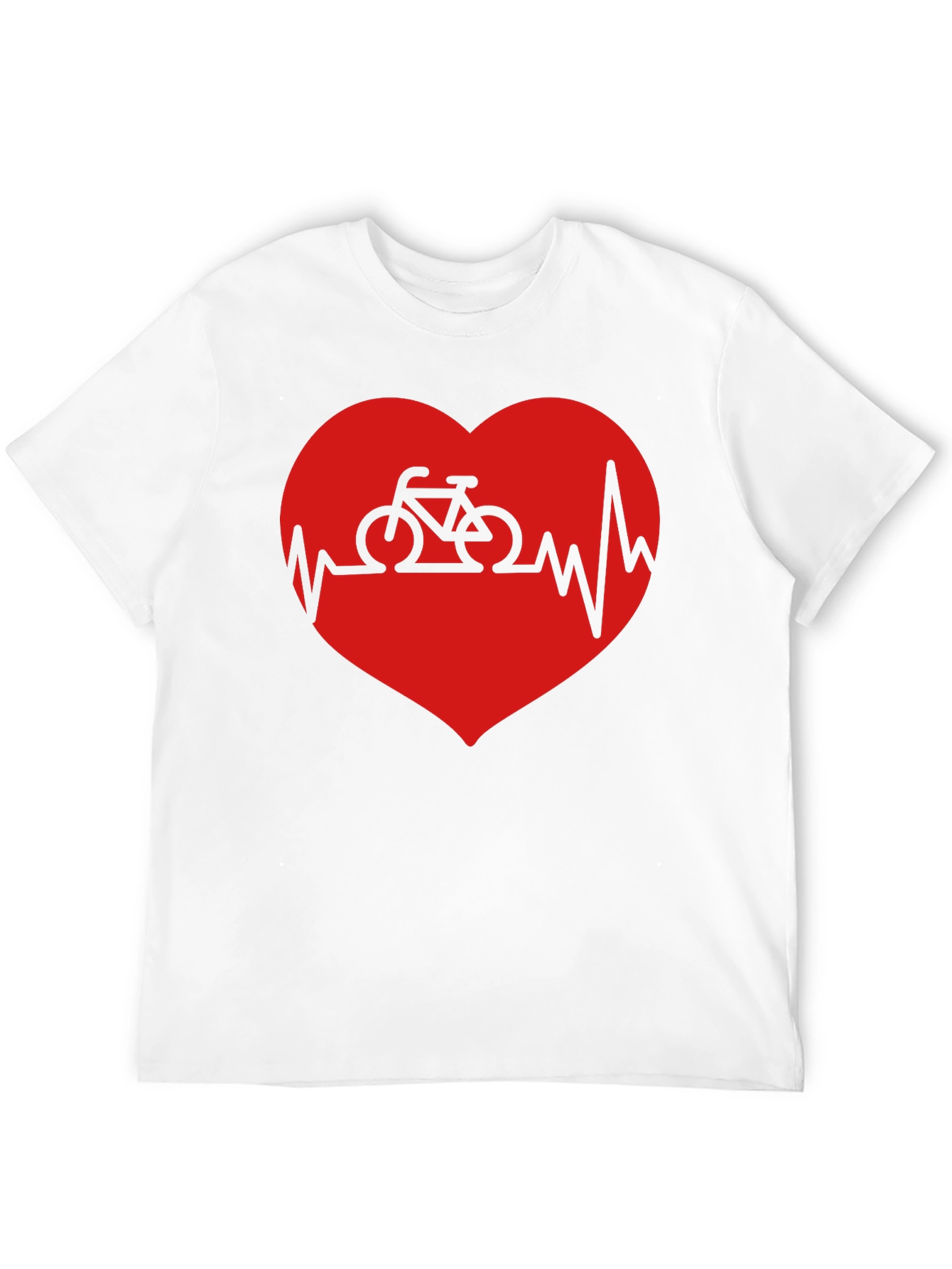 Cycling Heartbeat T-Shirt - Ride On!
