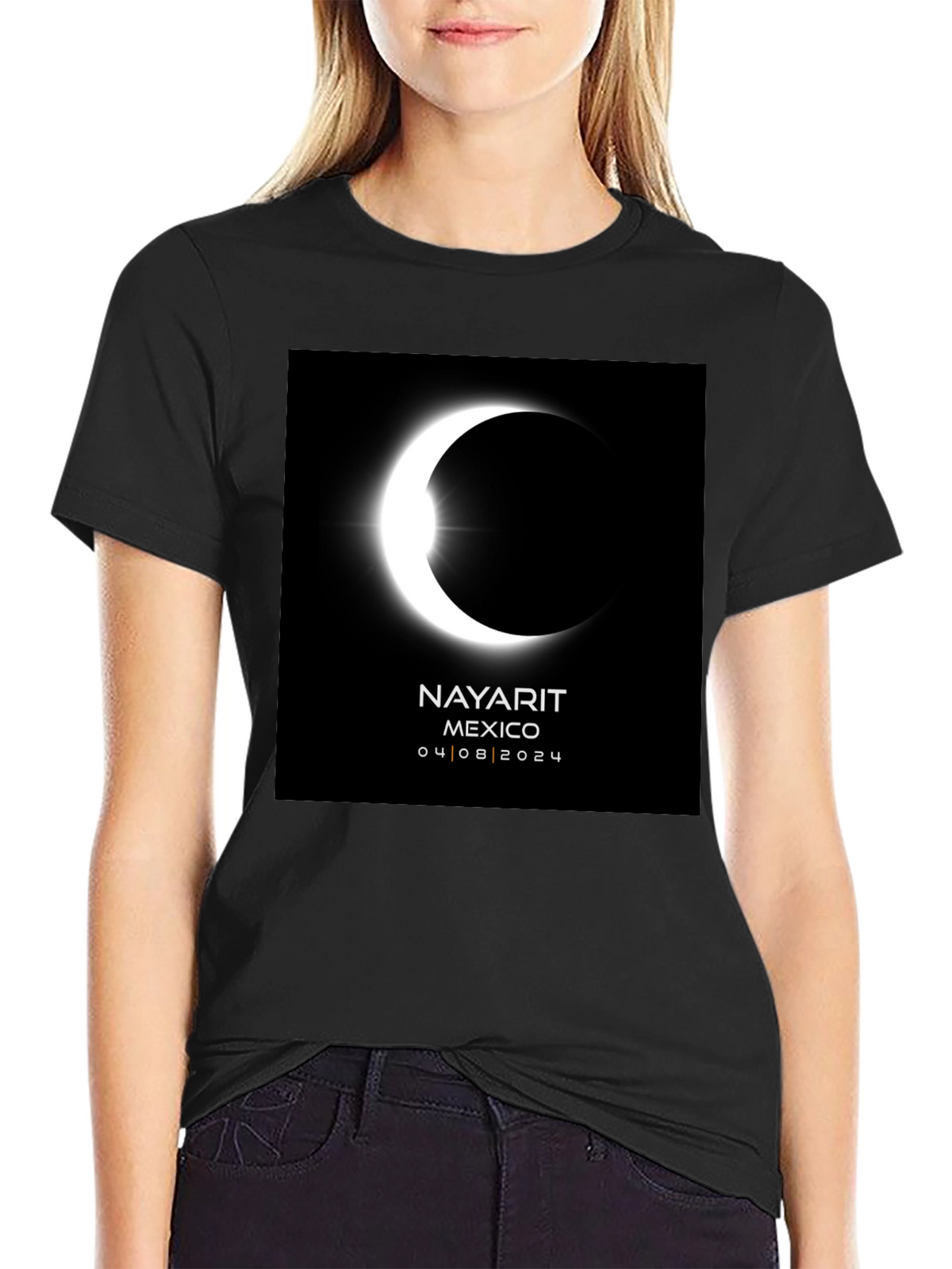 Nayarit Mexico 2024 Eclipse T-Shirt