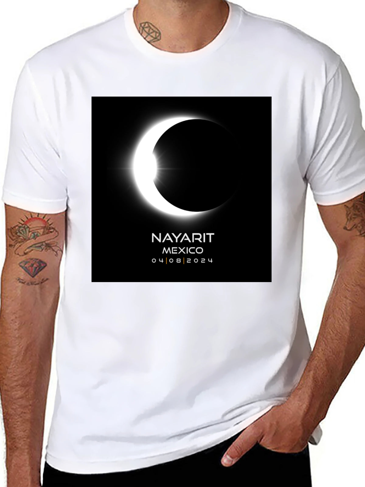 Nayarit Mexico 2024 Eclipse T-Shirt