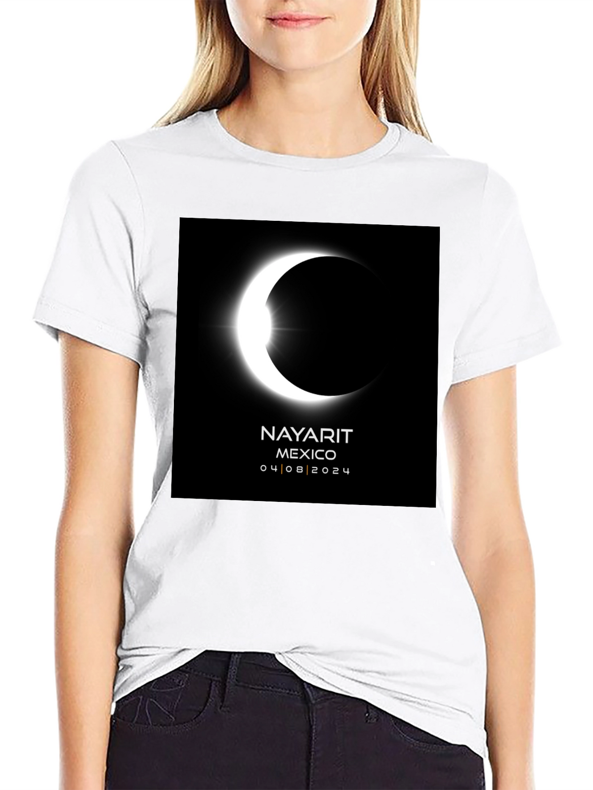 Nayarit Mexico 2024 Eclipse T-Shirt