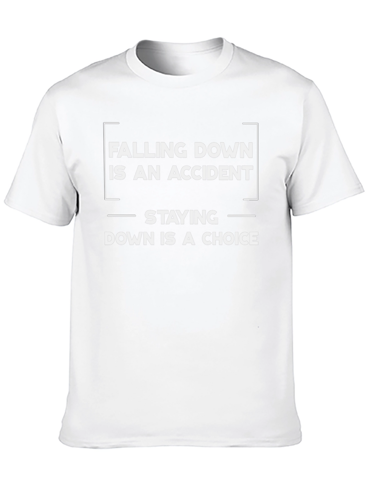 Falling Down Is An Accident Graphic Tee