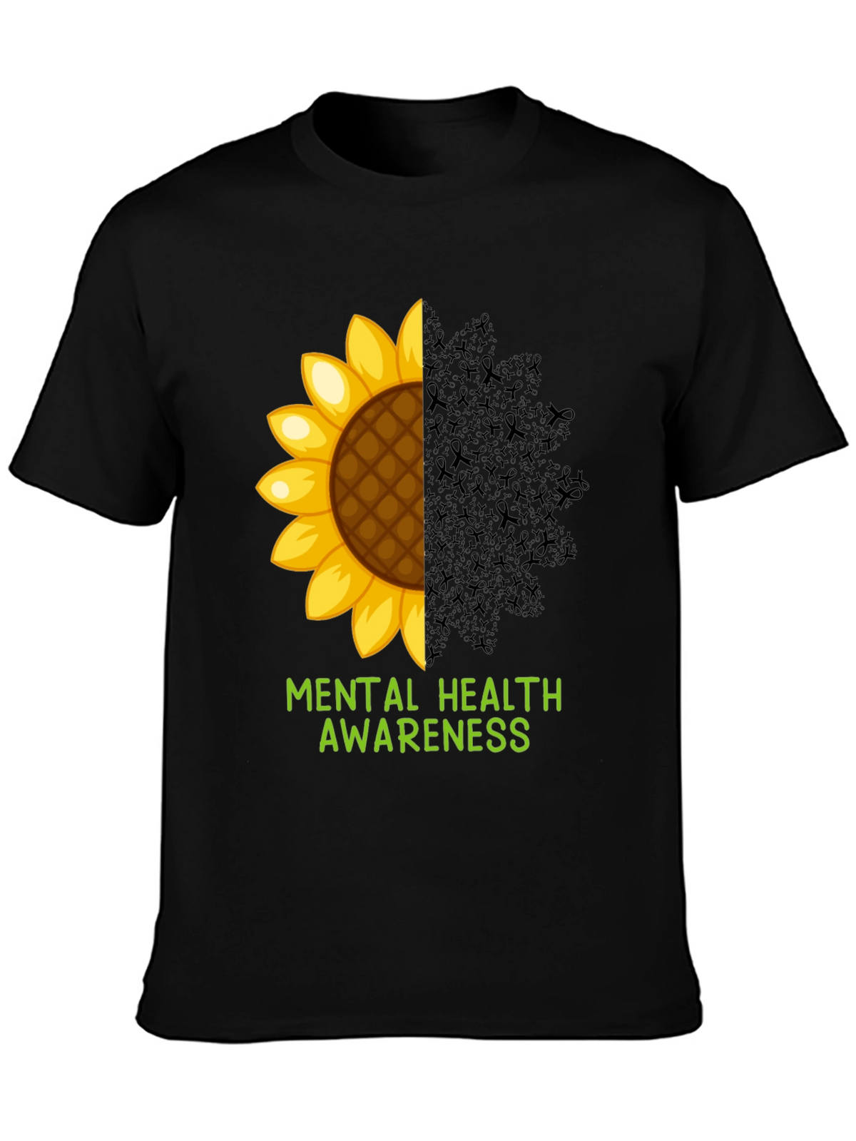 Mental Health Awareness Sunflower T-Shirt