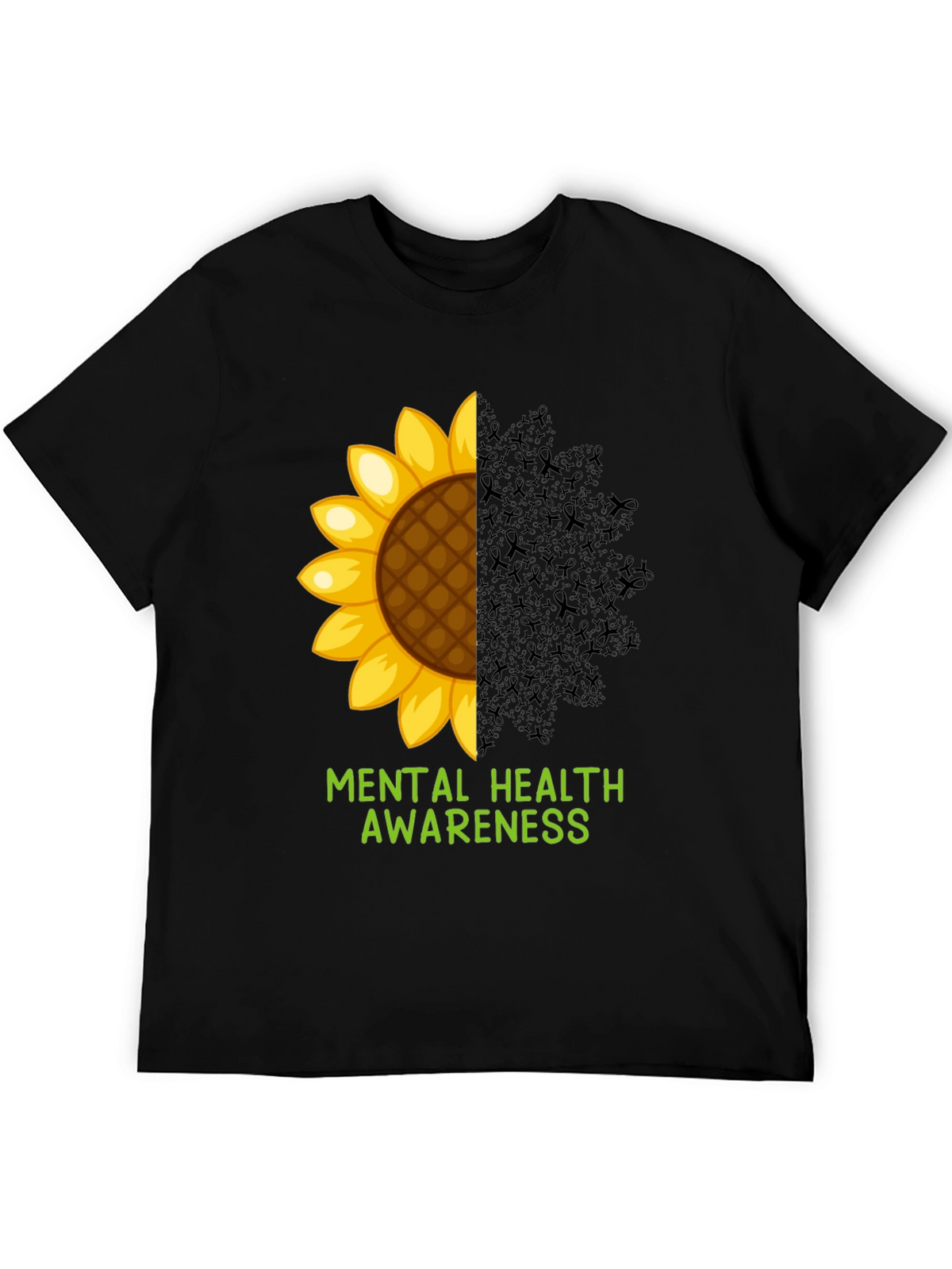 Mental Health Awareness Sunflower T-Shirt