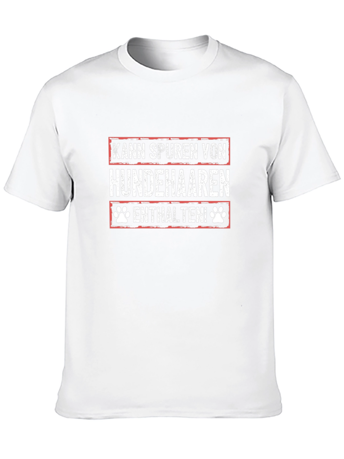 Kann Spuren Von Hundehaaren Enthalten T-Shirt